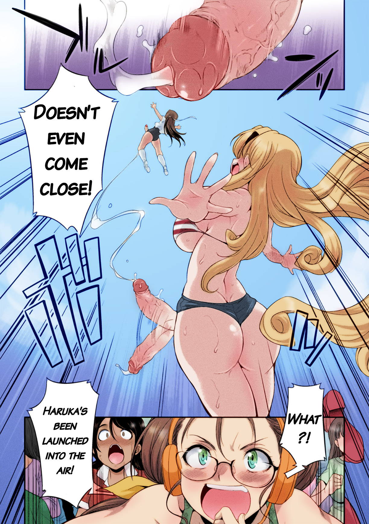 [Kaguya] Futanarijima ~The Queen of Penis~ Ch. 2 [English] [Decensored] [Colored] {QMOcolor}