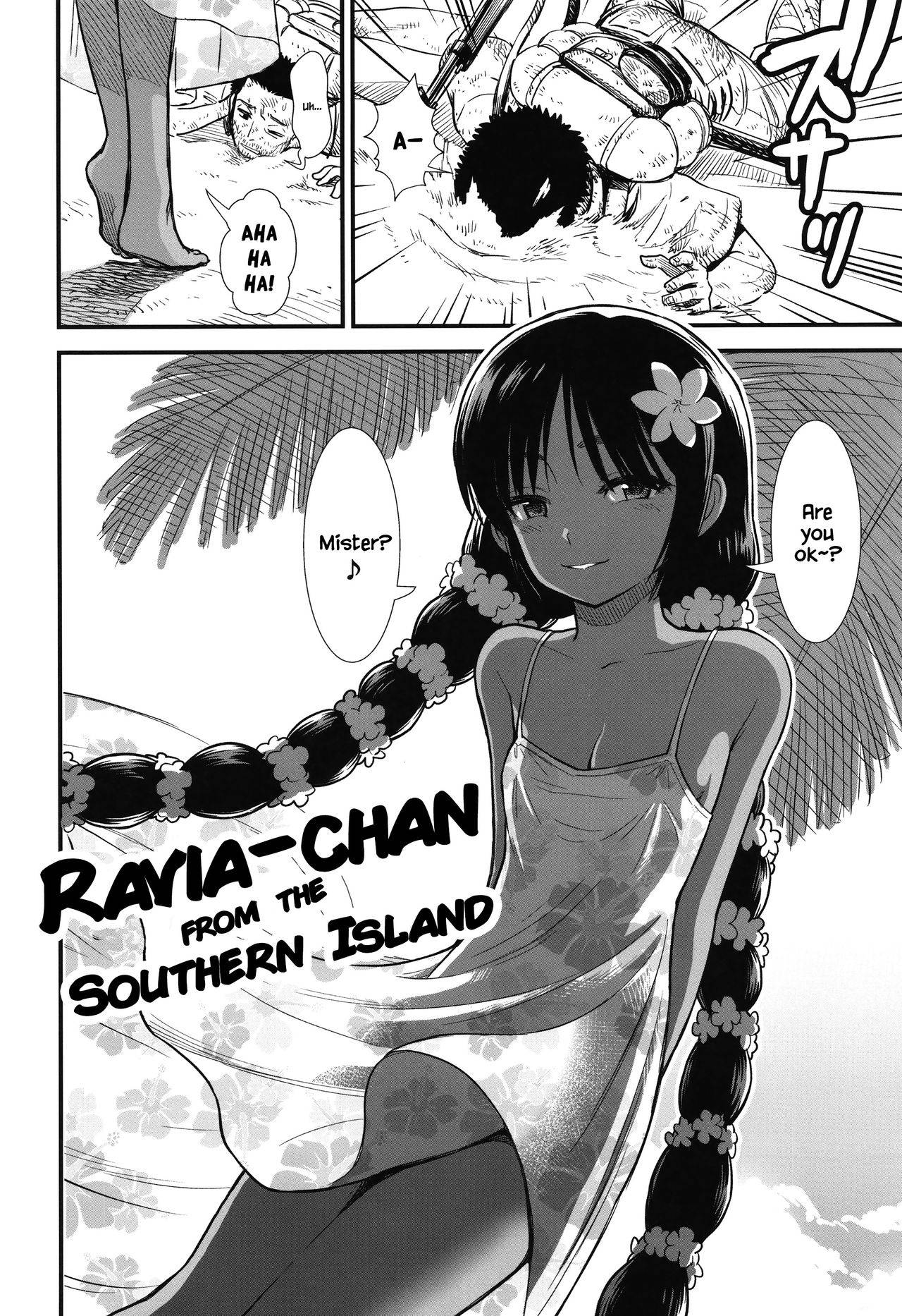 [Sabaku] Minami no Shima no Ravia-chan | Ravia-chan from the Southern Island (Ore wa Kuzu dakara koso Sukuwareru Kenri ga Aru!) [English] [Kereghan]