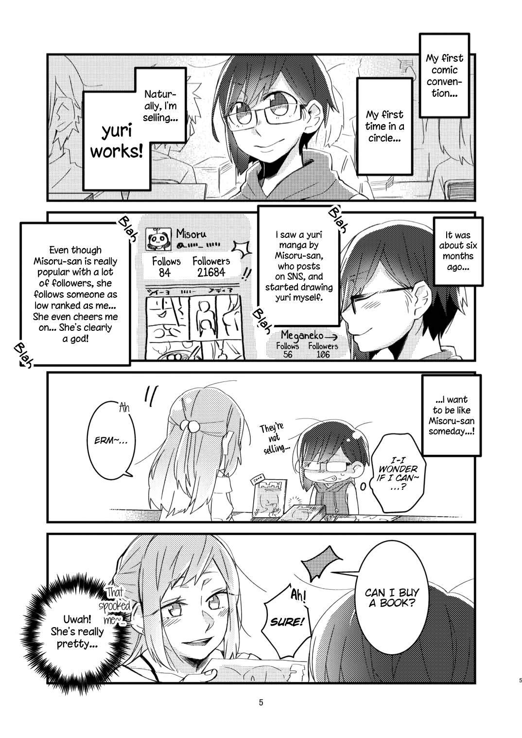 [Kabushikigaisha Yuri Senmonten (Suzuki Senpai)] Akogare no Yuri Eshi-san to Off-Pako Shitatta wwwww | I Had IRL Sex with the Yuri Artist I Admire wwwww [English] [Digital]