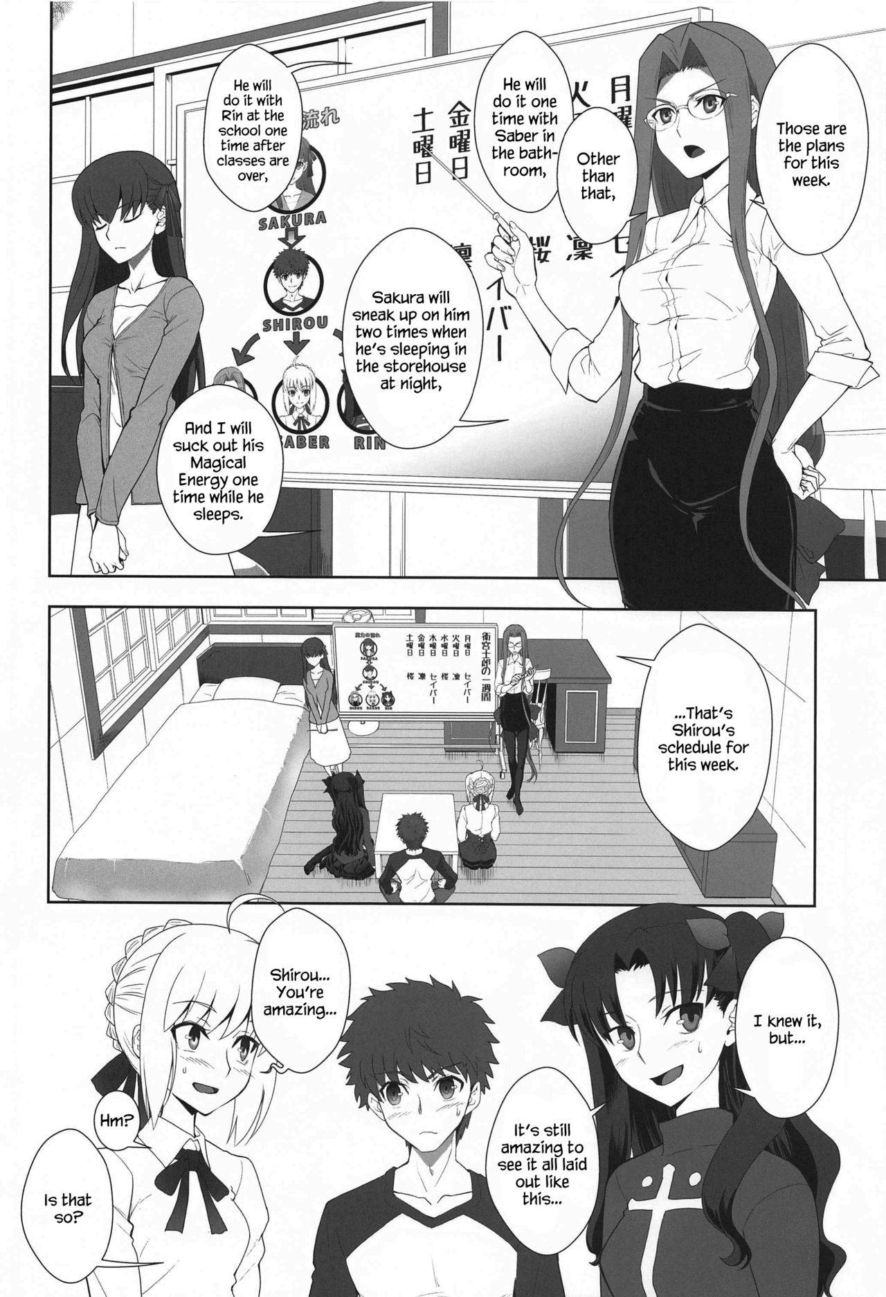 [CRAZY CLOVER CLUB (Kuroha Nue)] Emiya Shirou no Isshuukan (Fate/stay night) [English] [TheSkipRow]