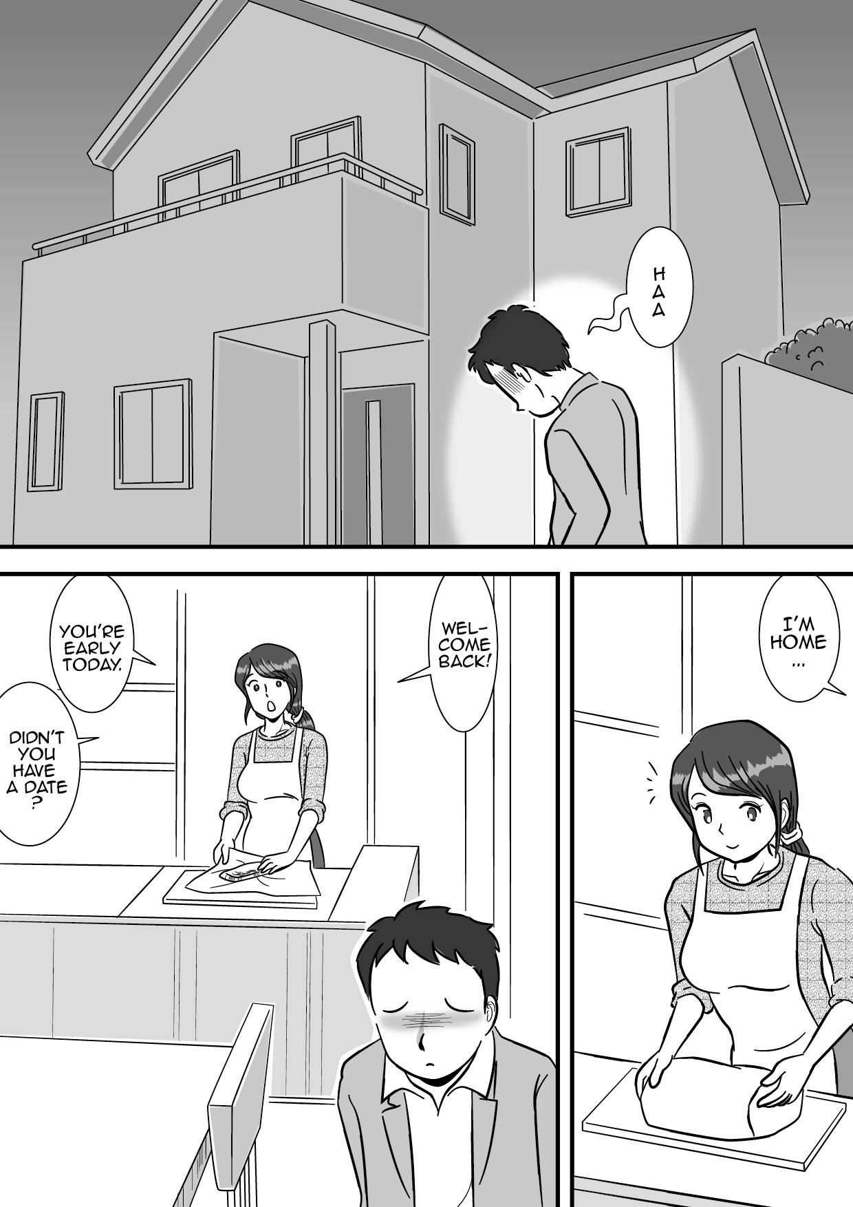 [Momoziri Hustle Dou] Okaa-san to Sourou Musuko | Mother and her P.E. Son [English] [Amoskandy]