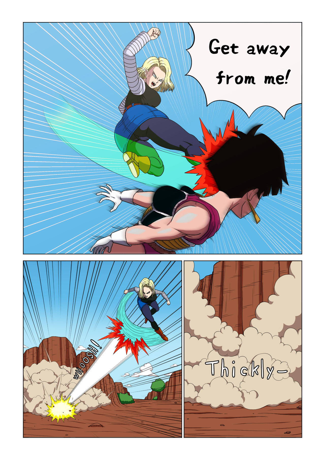 Android 18 vs Baby