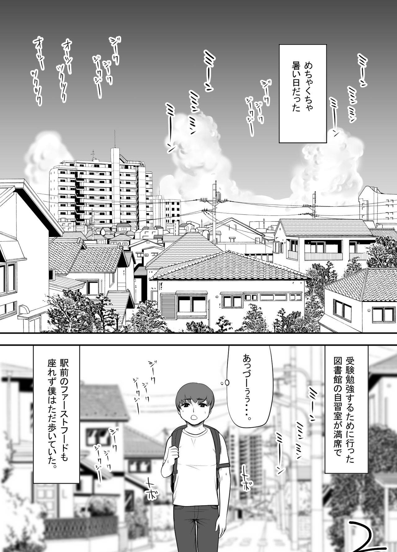 [Edogawa Koubou] Oba-san no Houman na Nikutai ni Umorete Doutei o Ubawareta Atsui Natsu no Hi