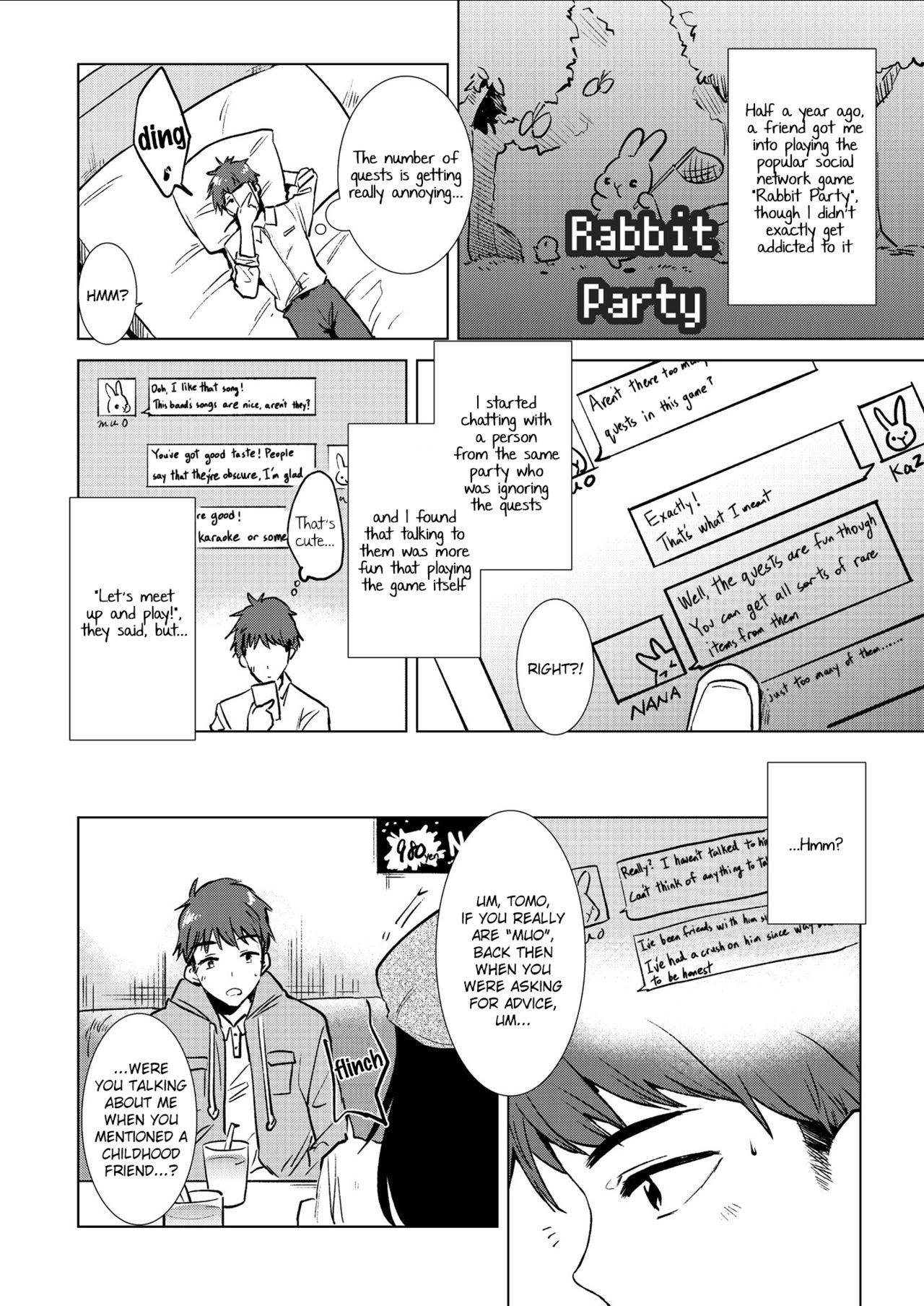 [Fetishism Pocket (Momoko)] RabbitPartyoffline (Zettai Watashi Sengen) [English] [SatorinTL] [Digital]