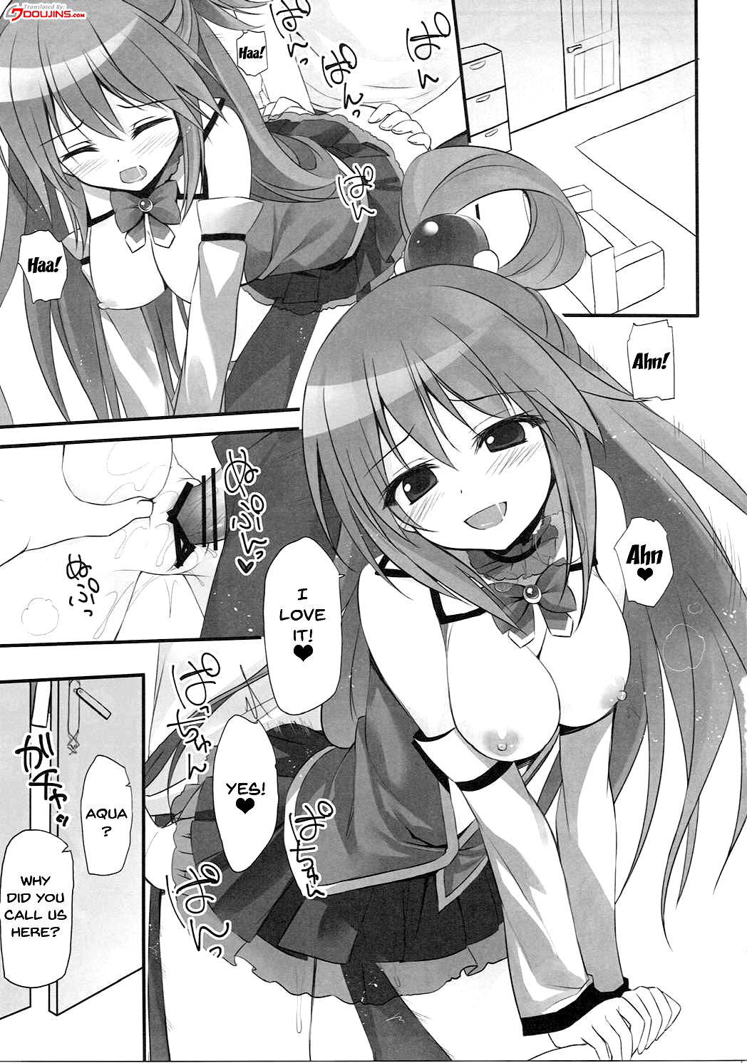 (COMIC1☆10) [Amezaiku (Shiramori Yuse)] Kono Subarashii Nikutai de Hensai o! | Repaying Debts With Their Wonderful Bodies! (Kono Subarashii Sekai ni Syukufuku o!) [English] {Doujins.com}