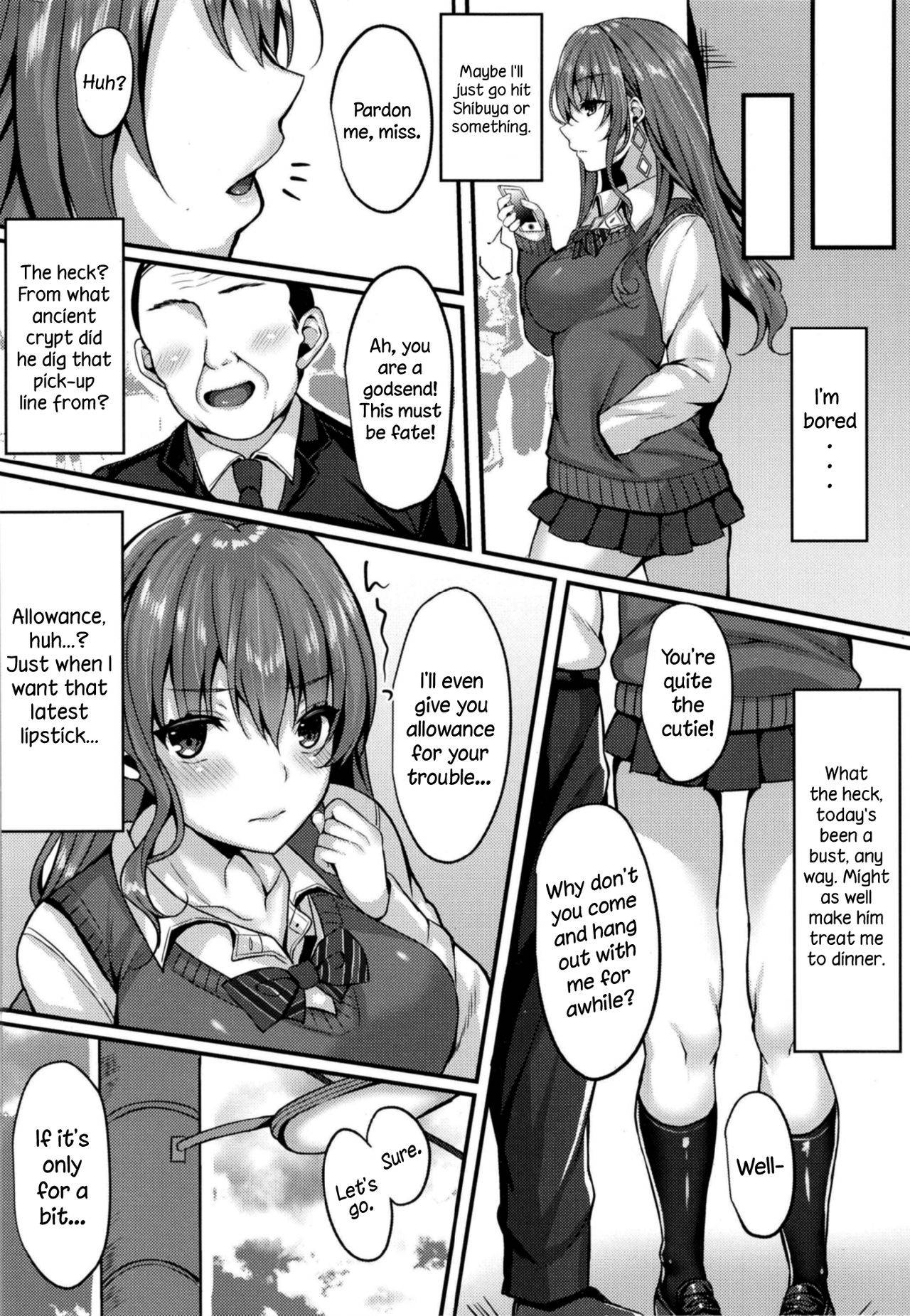 [JK-Pasta (Kurata Muto)] Kirakira Joshi ga Enkou Uraaka JK ni Ochiru made | Sparkling Influencer Co-Ed Falls Into Enkou Trap [English] [DKKMD Translations] [Digital]