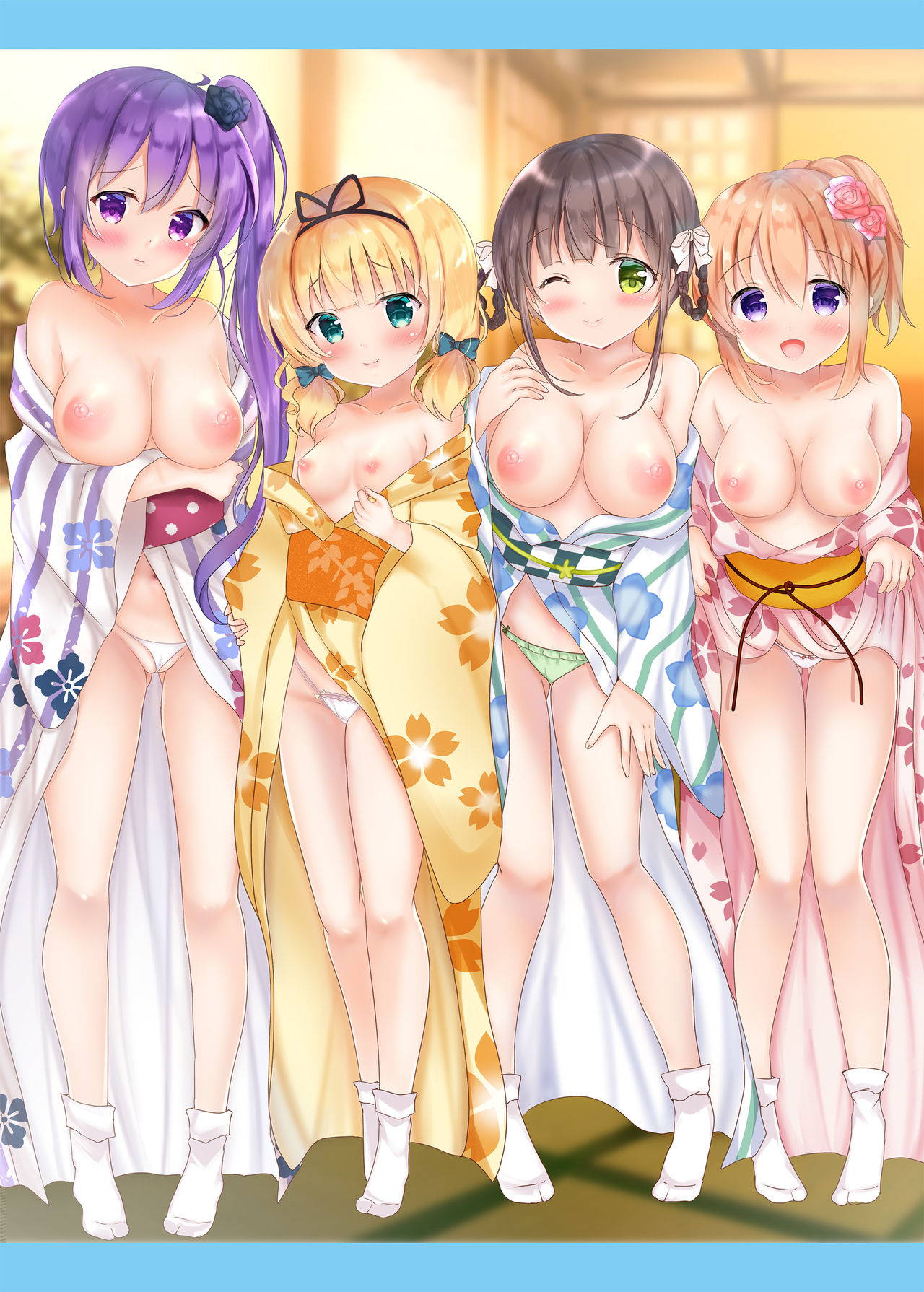 [CARAMEL CRUNCH! (Rikatan)] Pyonpyon Mix! 3 ~Yukata Date Hen~ (Gochuumon wa Usagi desu ka?) [Digital]