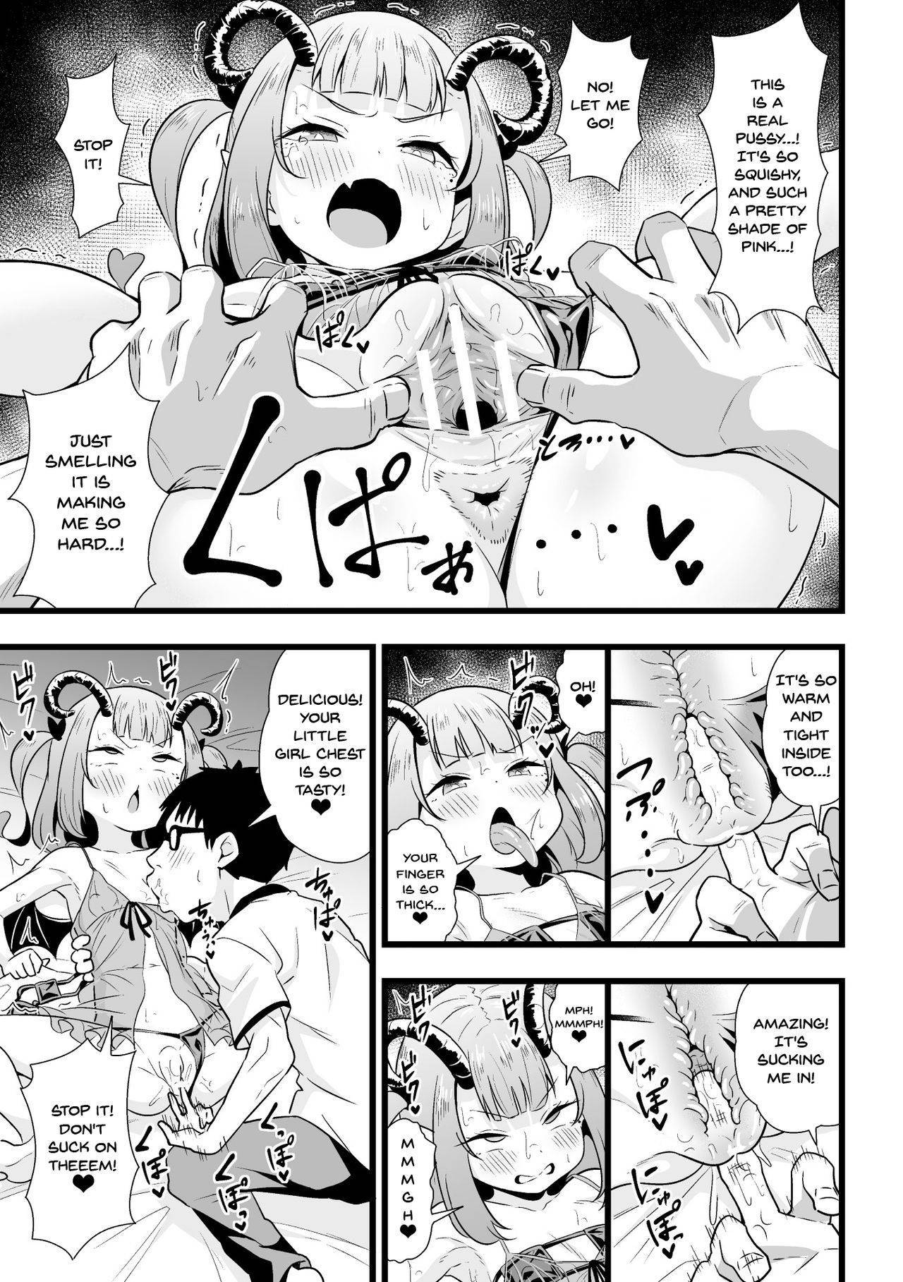 [Anthology] 2D Comic Magazine Mesugaki Succubus Seisai Namaiki Aka-chan Heya o Wakarase-bou de Kousei Knock Vol. 2 | Punishing a Bratty Young Succubus Vol. 2 Ch. 1 [English] {Doujins.com} [Digital]