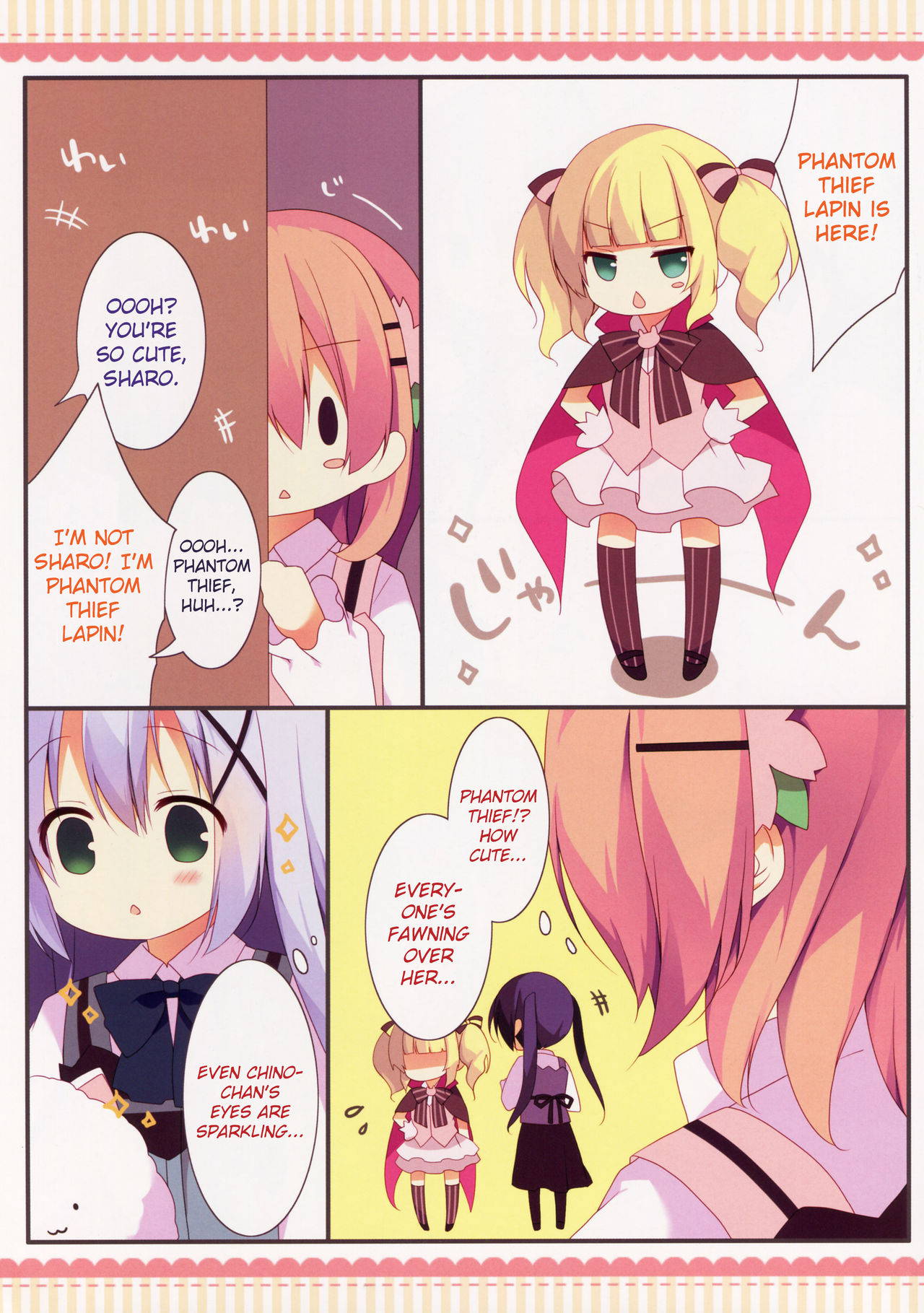 (COMIC1☆10) [Public bath (Izumi Yuhina)] Kaitou Kokoa-chan (Gochuumon wa Usagi desu ka?) [English] {Hennojin}