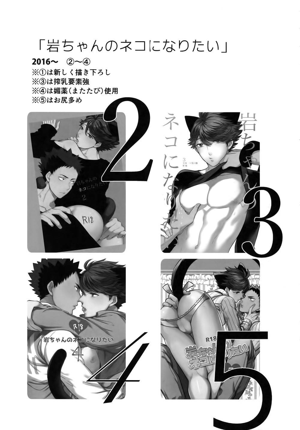 [Rototika (Kamishi Yue)] [岩及]我想成为小岩的猫2 I want to become Iwa-chan's Cat! 2 (Haikyuu!!)[chinese][中文]