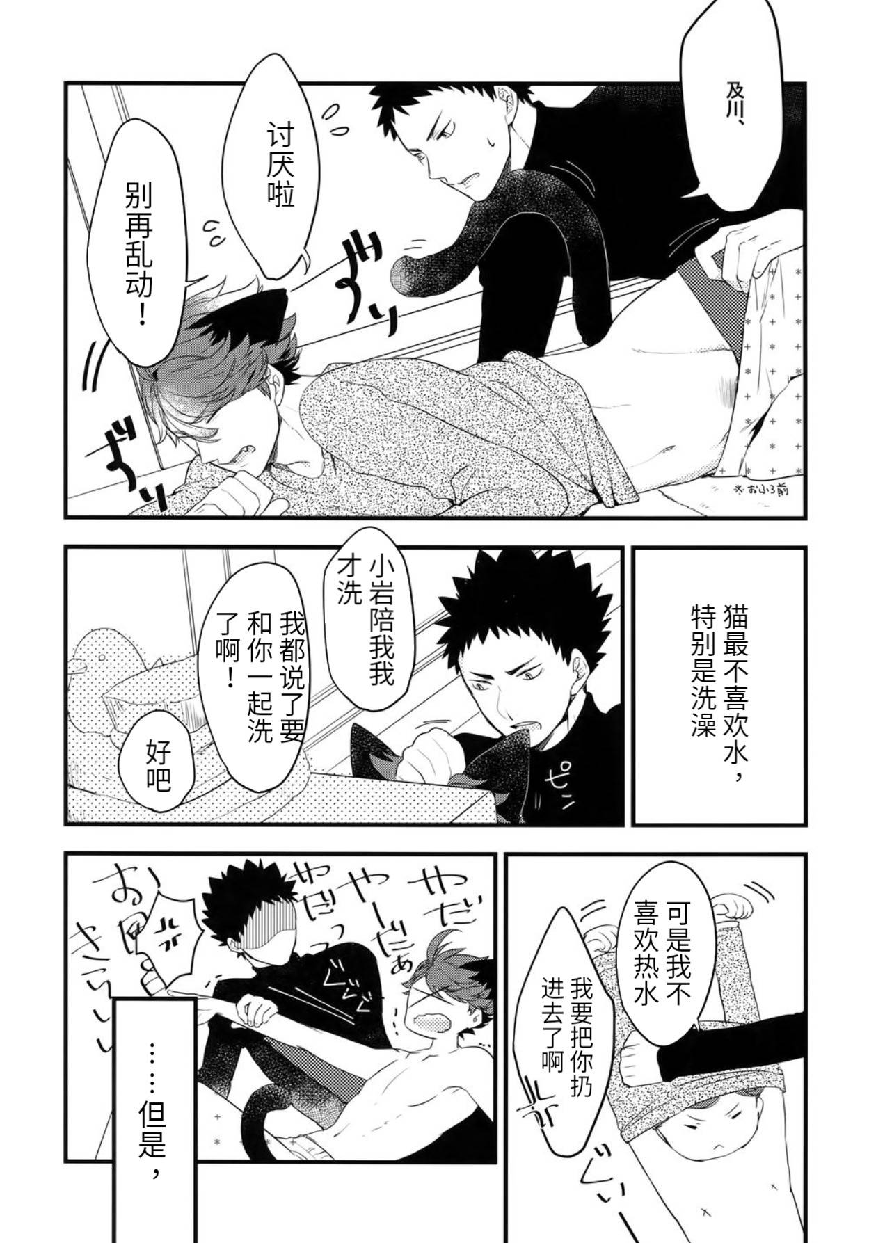 [Rototika (Kamishi Yue)] [岩及]我想成为小岩的猫2 I want to become Iwa-chan's Cat! 2 (Haikyuu!!)[chinese][中文]