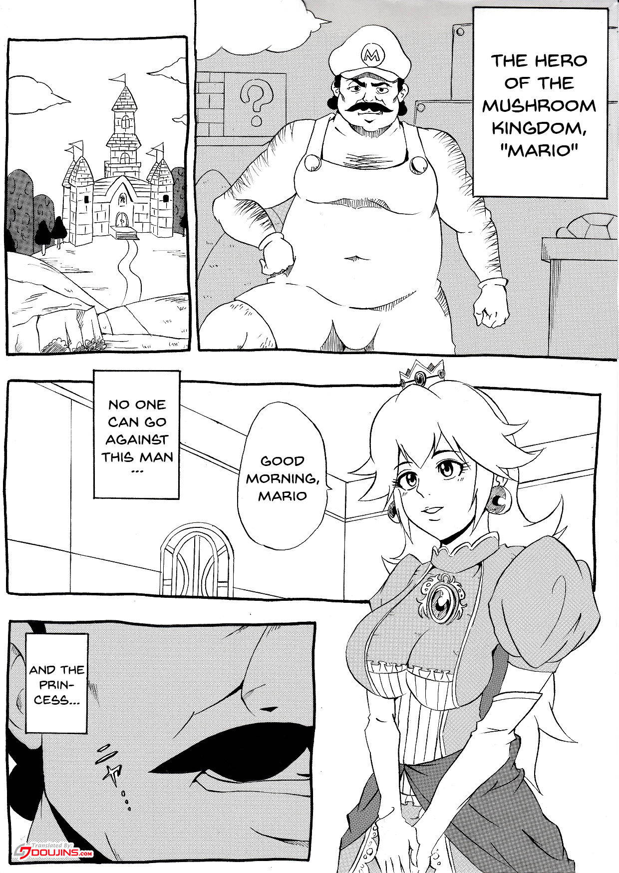 [Ninnindo (Tonsuke)] Momoman (Super Mario Brothers) [English] {Doujins.com}