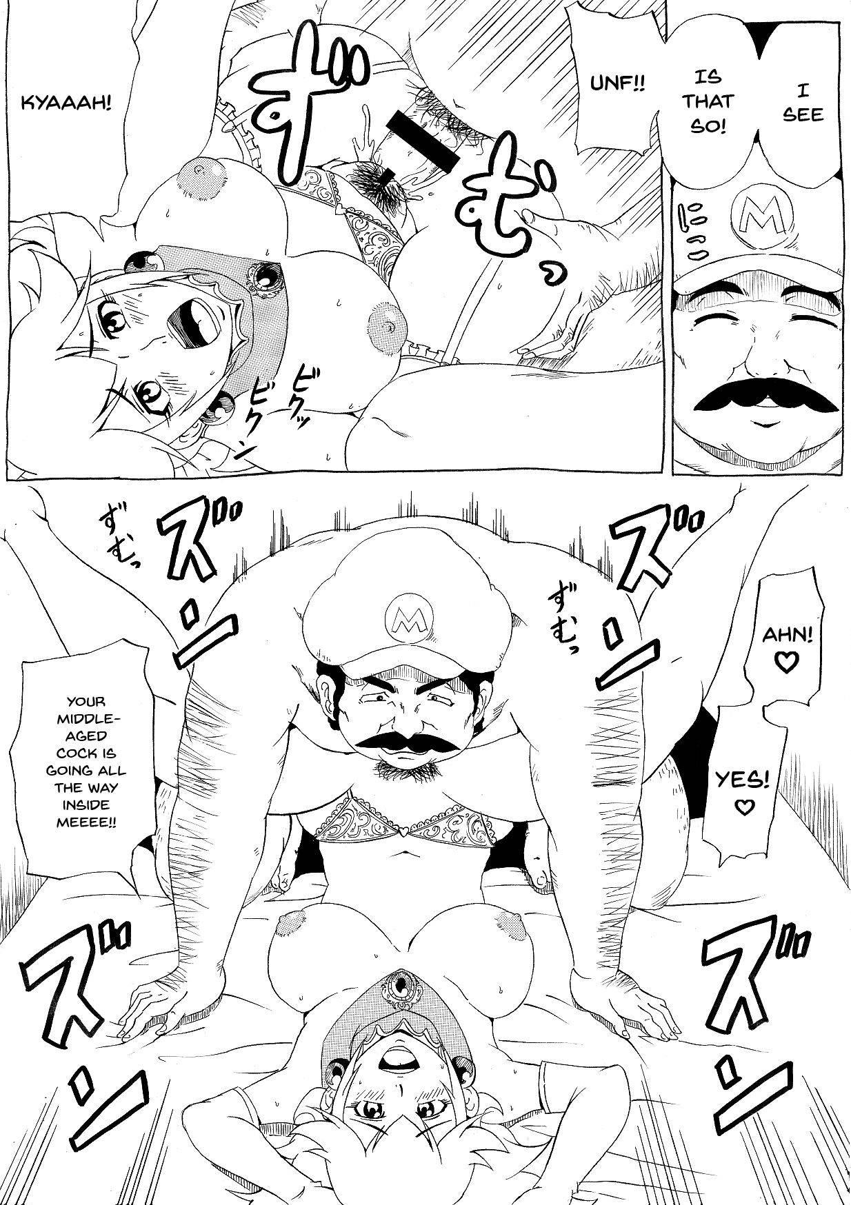 [Ninnindo (Tonsuke)] Momoman (Super Mario Brothers) [English] {Doujins.com}