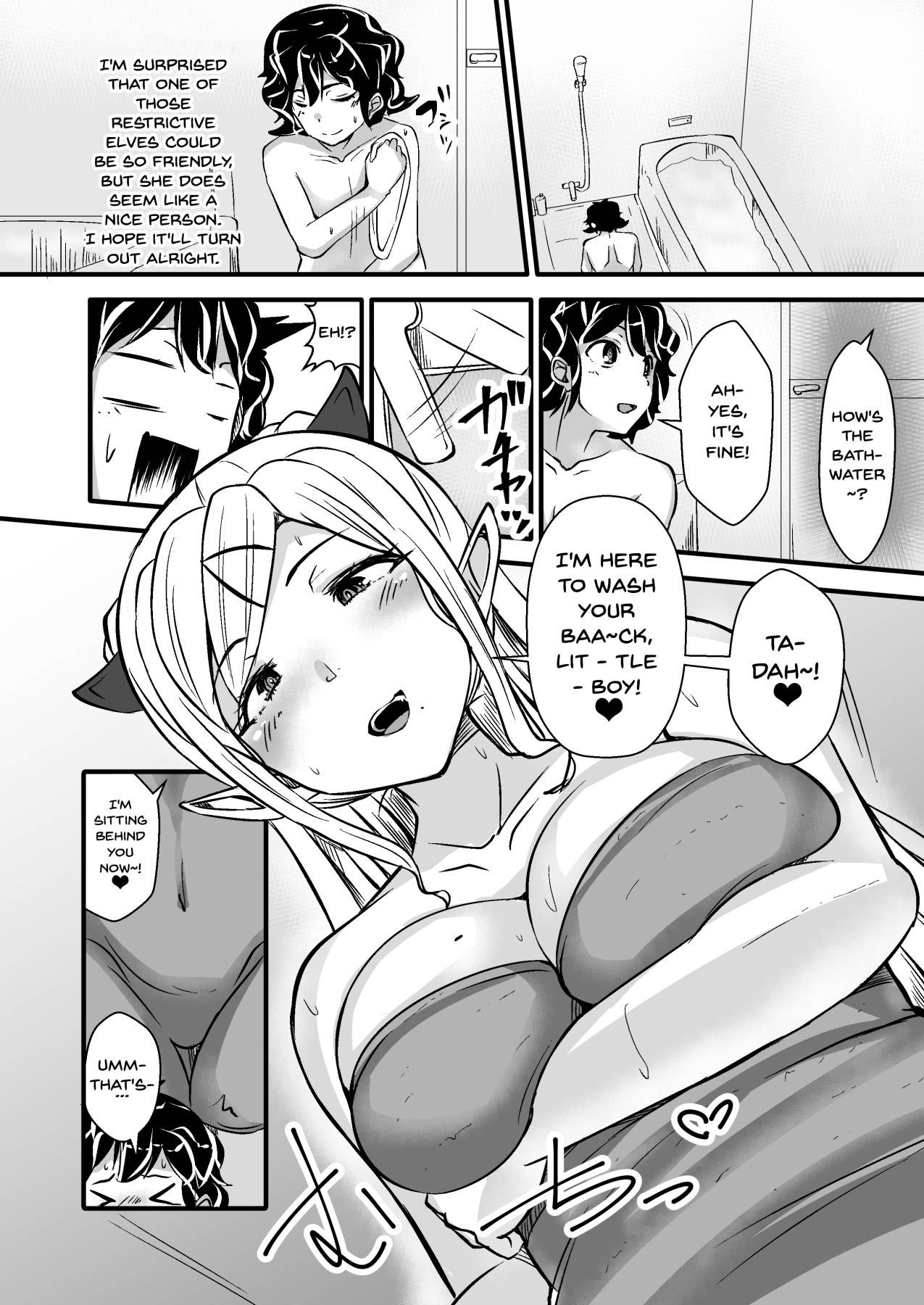 [Yottanchi (Yottan)] Ishukan Homestay | Inter Species Homestay ~Elf Oyako to no Amaai Seikatsu~ [English] [Doujins.com]