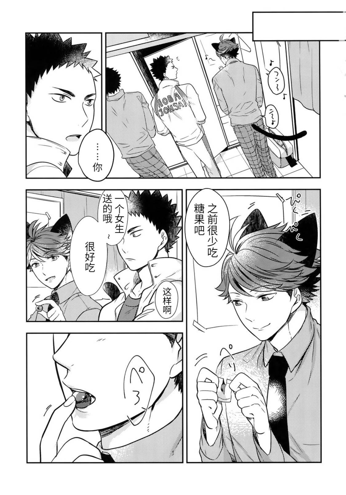 [Rototika (Kamishi Yue)] [岩及]我想成为小岩的猫4 I want to become Iwa-chan's Cat! 4 (Haikyuu!!)[chinese]