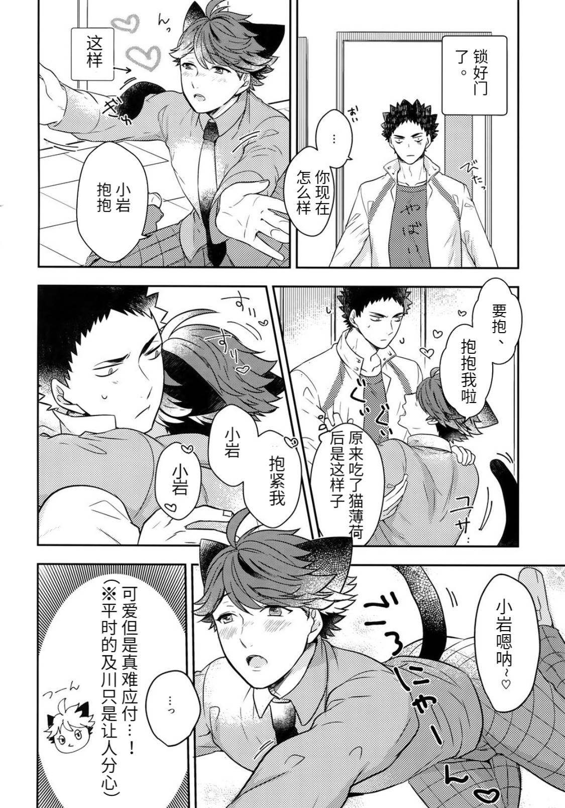 [Rototika (Kamishi Yue)] [岩及]我想成为小岩的猫4 I want to become Iwa-chan's Cat! 4 (Haikyuu!!)[chinese]