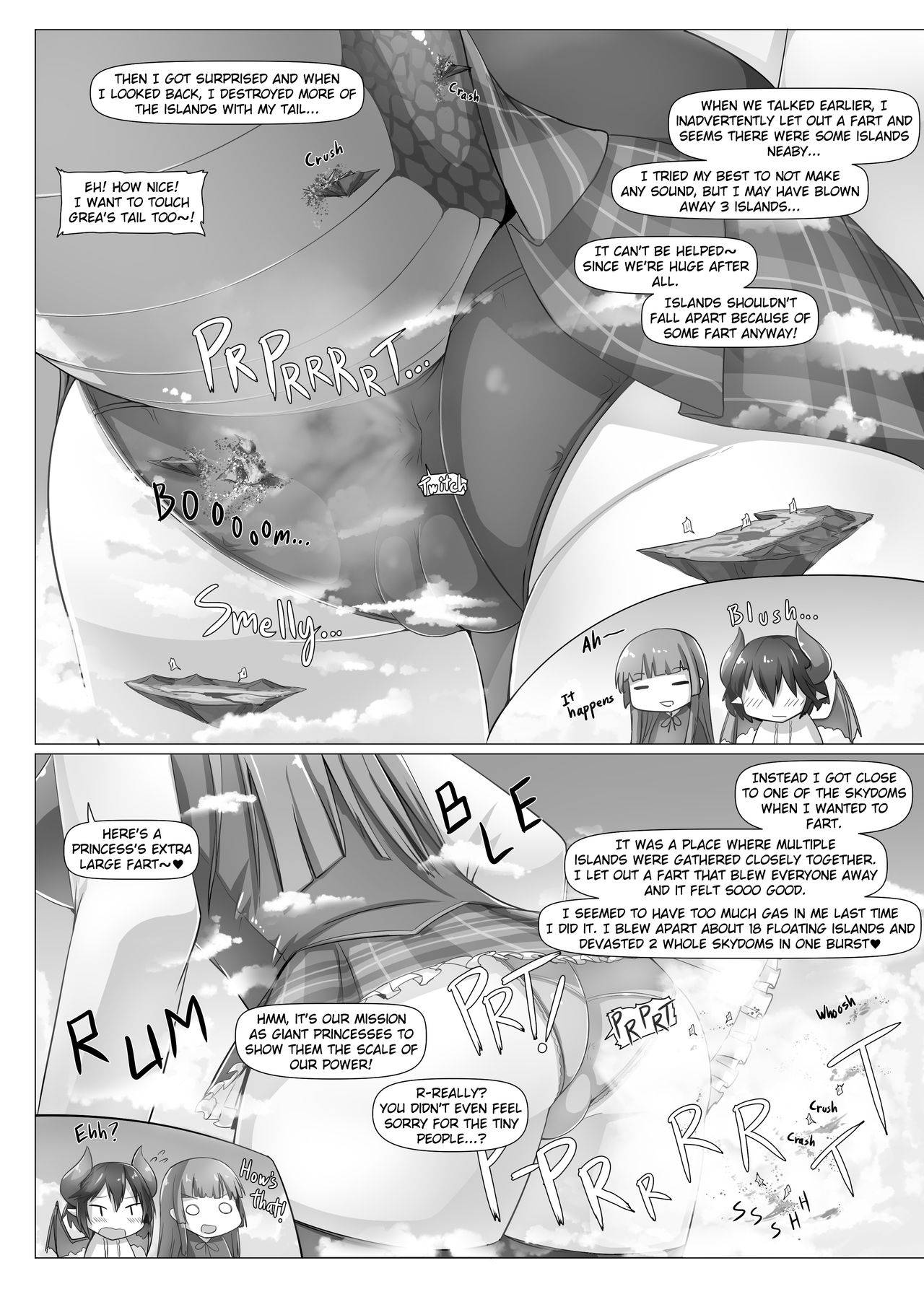 (C96) [Ochikonium (Terada Ochiko, rakiA)] Gigantic Gas Situation (Manaria Friends) [English]