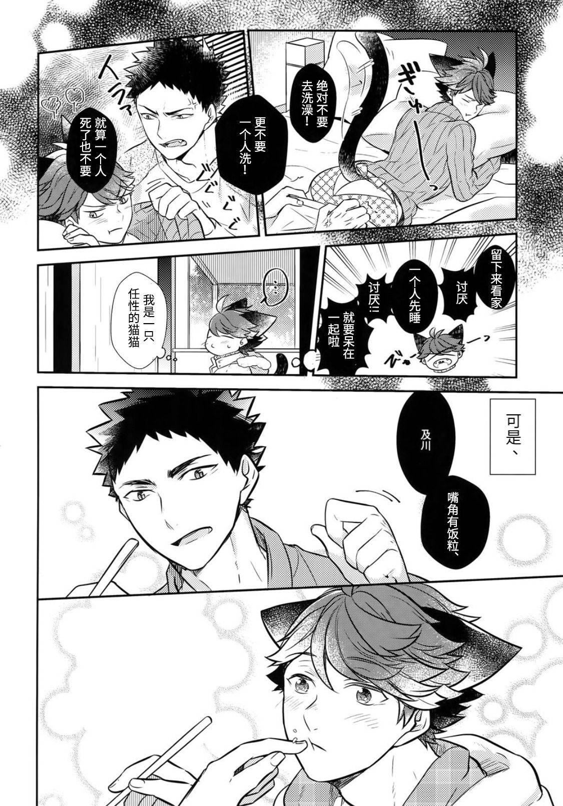 [Rototika (Kamishi Yue)] [岩及]我想成为小岩的猫5I want to become Iwa-chan's Cat! 5 (Haikyuu!!)[chinese]