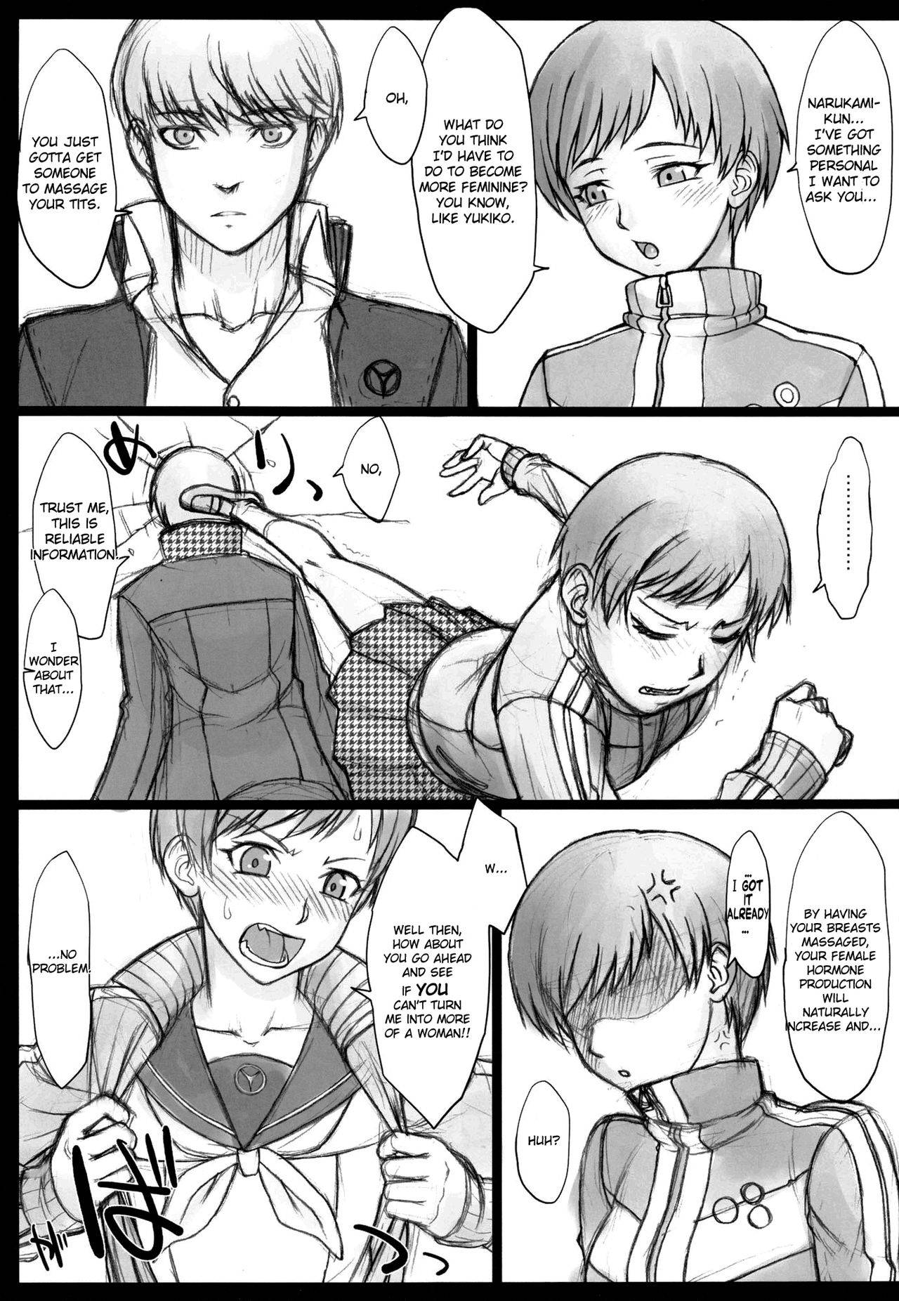 (SC54) [Nagaredamaya, Dodo Fuguri (BANG-YOU, Shindou)] Pesorna (Persona 4) [English] {doujin-moe.us}