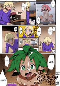 [Nenemaru] PC Shita no Mandragora-chan! | Mandragora Under the PC! (Comic Anthology QooPA vol.5) [English] [Colorized]