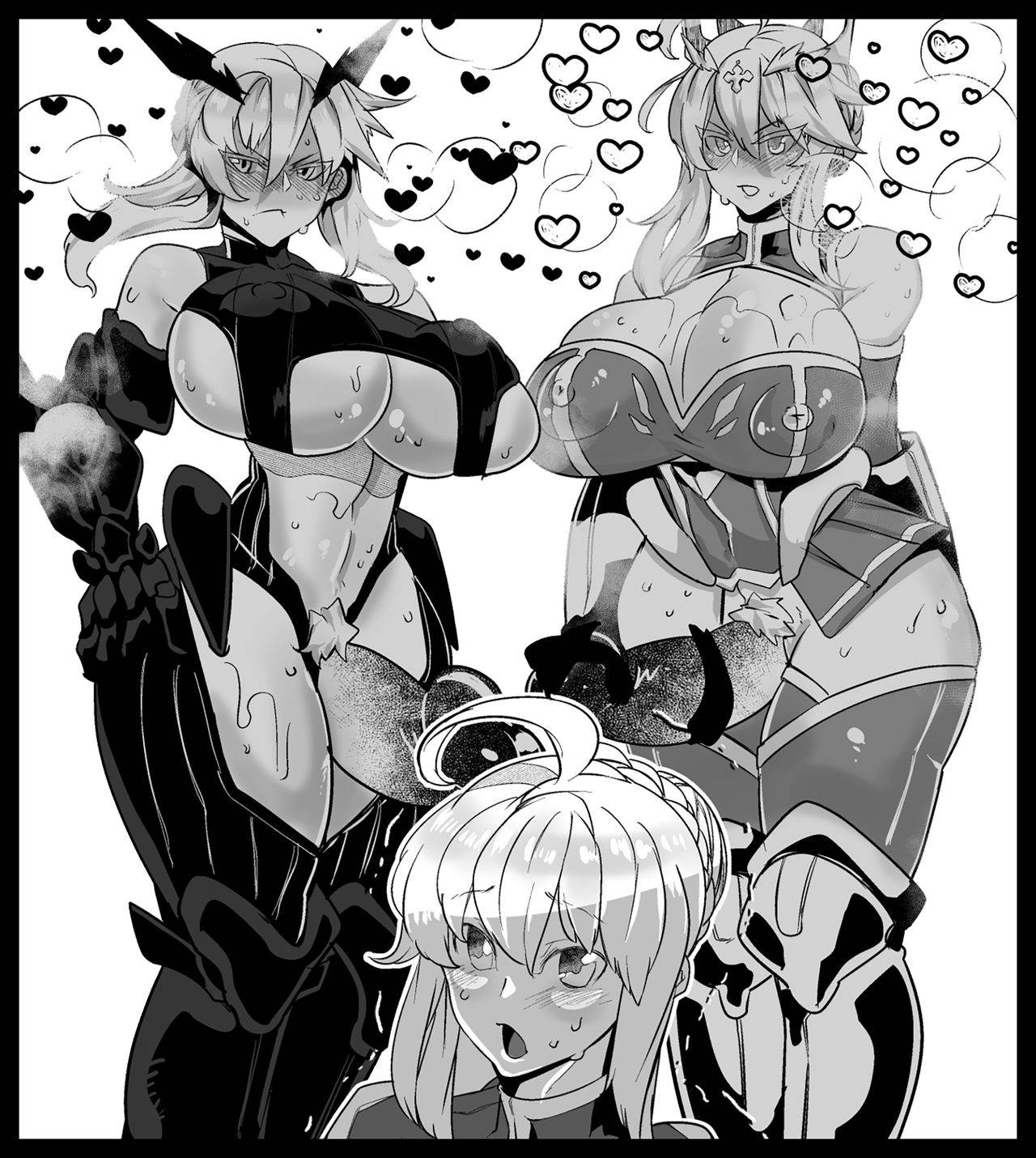 [Mr.way] Artoria ga Artoria o Okasu Futanari Les Sex | Futanari Lesbian Sex Where Artoria Fucks Artoria (Fate/Grand Order) [English] {Doujins.com}