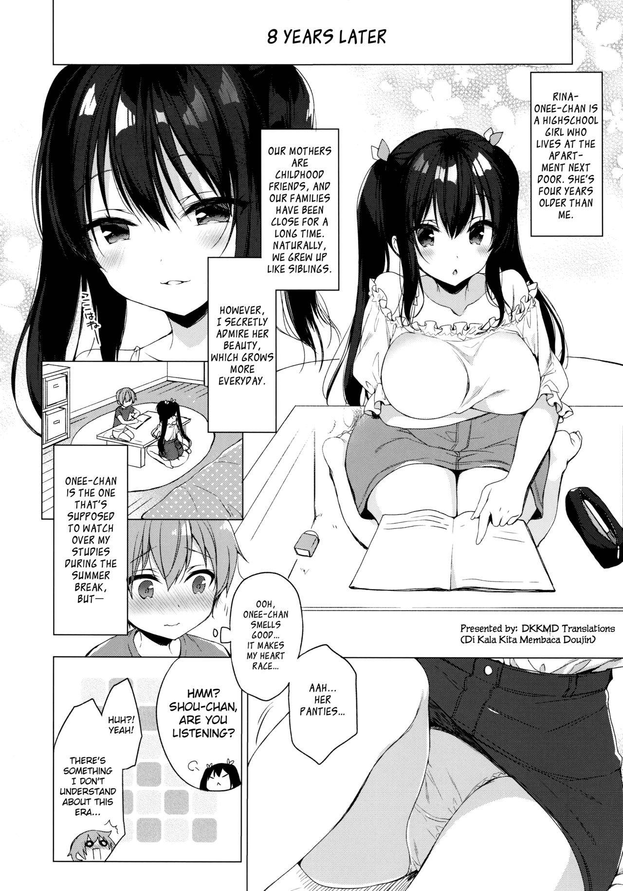 (C96) [23.4do (Ichiri)] Succubus-kei Onee-chan wa Misetagari | Things That the Demi-Succubus Onee-Chan Wants to Show Me [English] [DKKMD Translations]