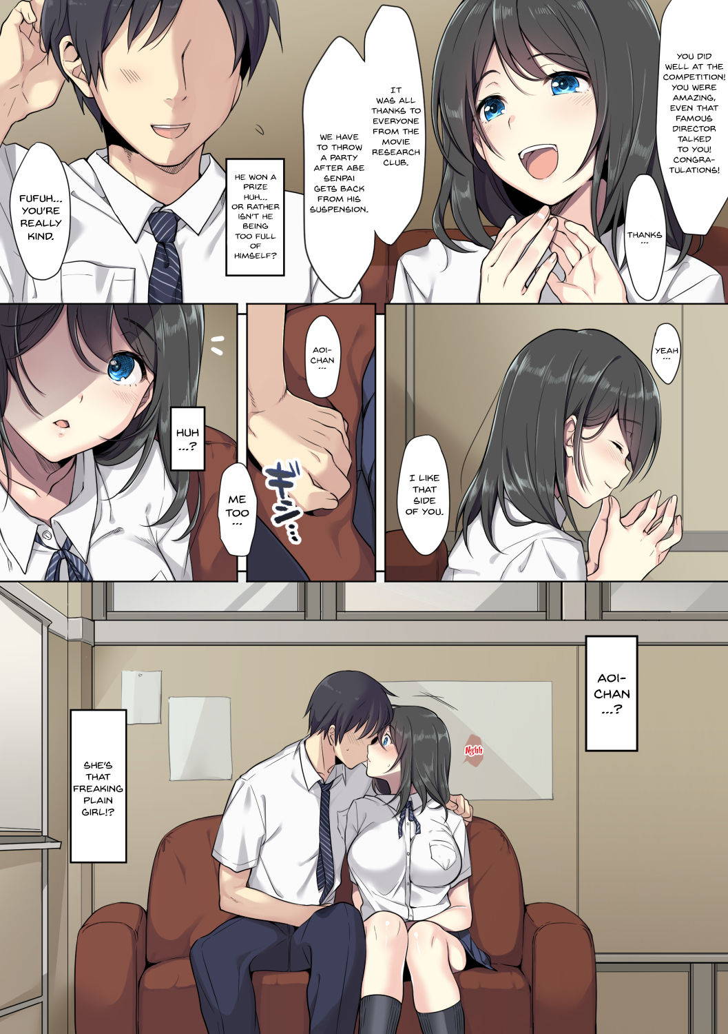 [Airy Socks] Kanojo no Okashita Ayamachi | Getting Fucked Is Her Fault [English] {Doujins.com}