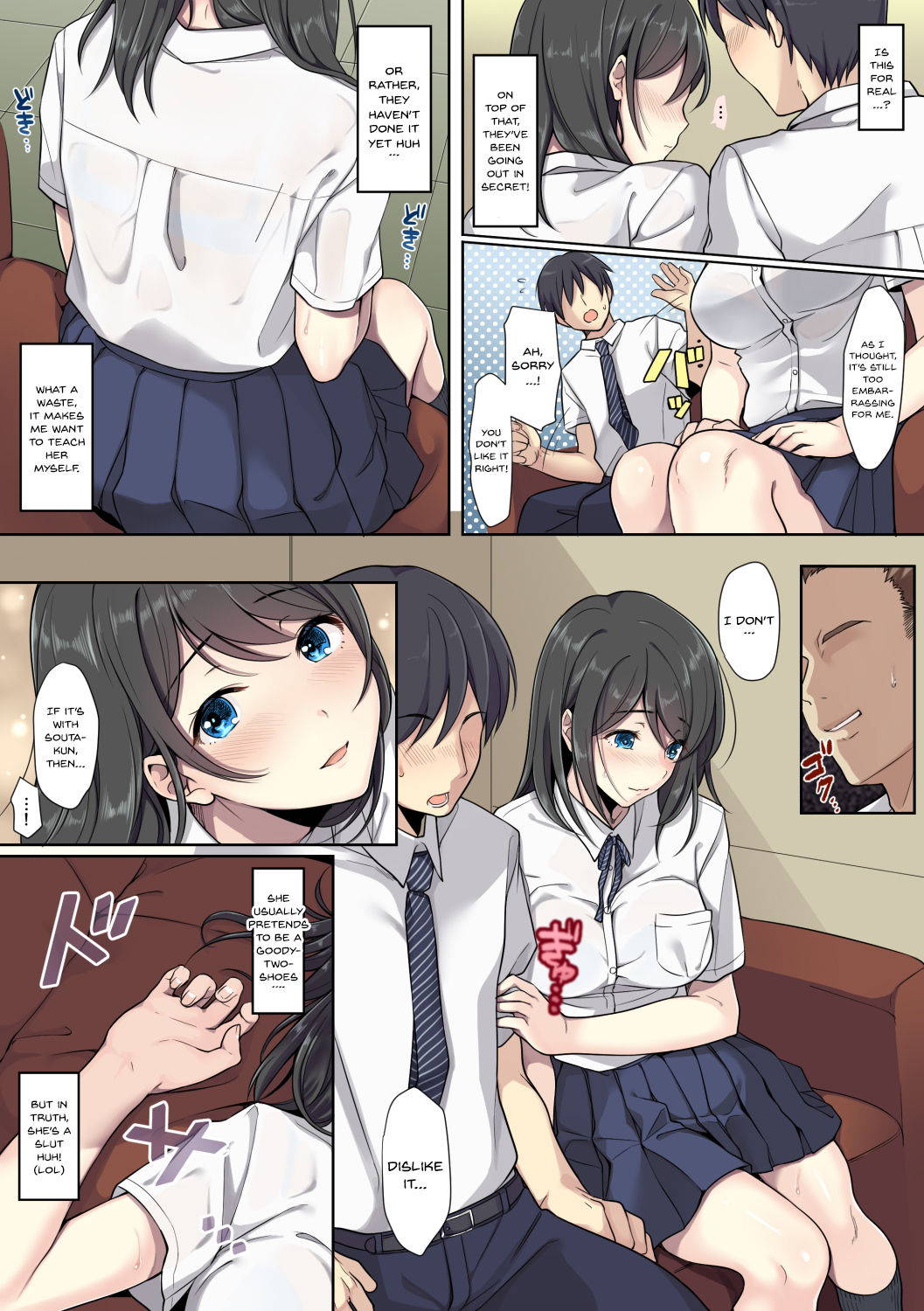 [Airy Socks] Kanojo no Okashita Ayamachi | Getting Fucked Is Her Fault [English] {Doujins.com}