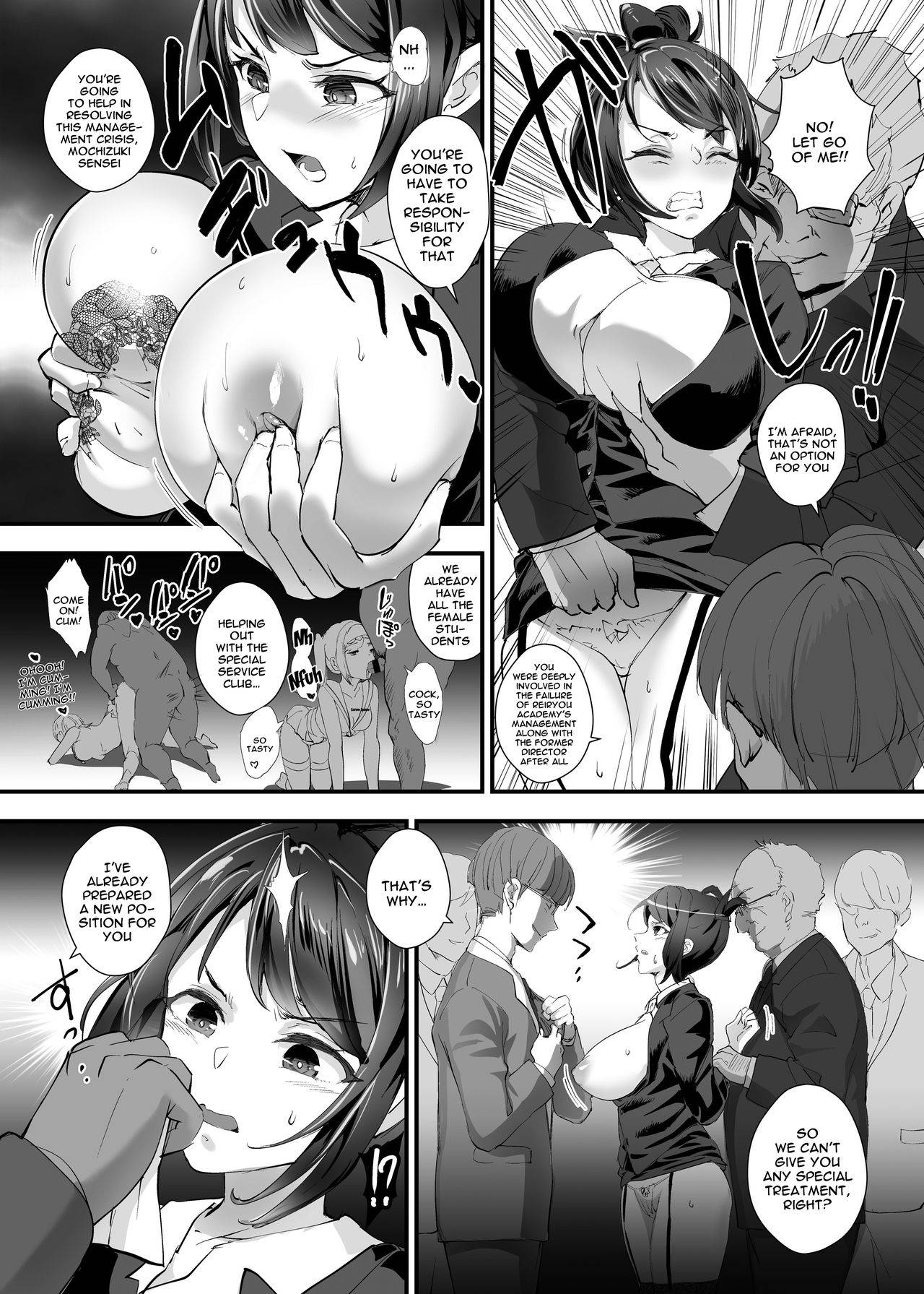 [Plus Donburi (Dondakei)] Fukushuu!! Tenraku Gakuen no Nikubin Hime 3!! ~Jokyoushi Seisai Hen~ | Revenge!! The Slutty Princess Of The Fallen Academy!! 3 [English] {Doujins.com} [Digital]