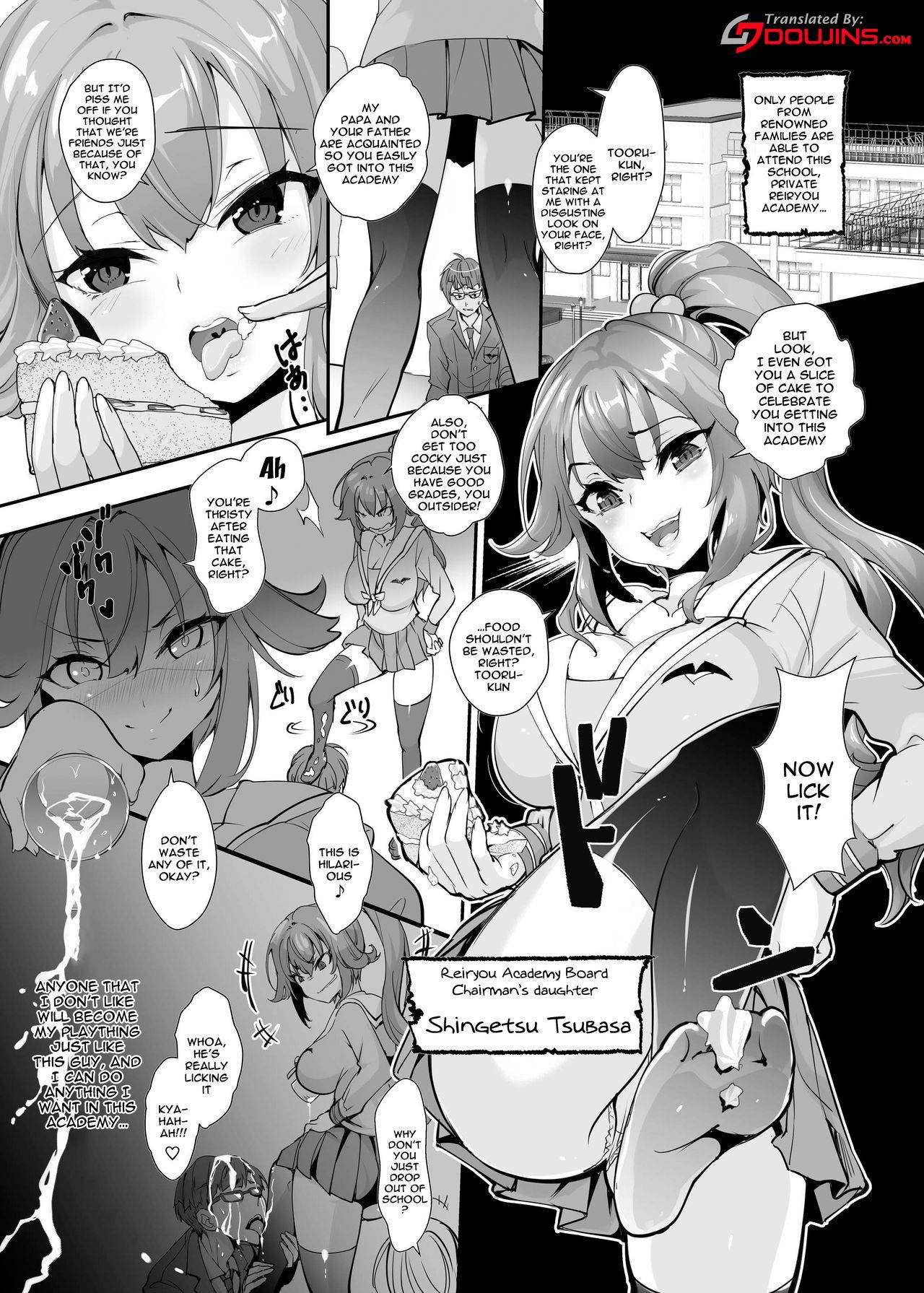 [Plus Donburi (Dondakei)] Fukushuu!! Tenraku Gakuen no Nikubin Hime!! | Revenge!! The Slutty Princess Of The Fallen Academy!! [English] {Doujins.com} [Digital]