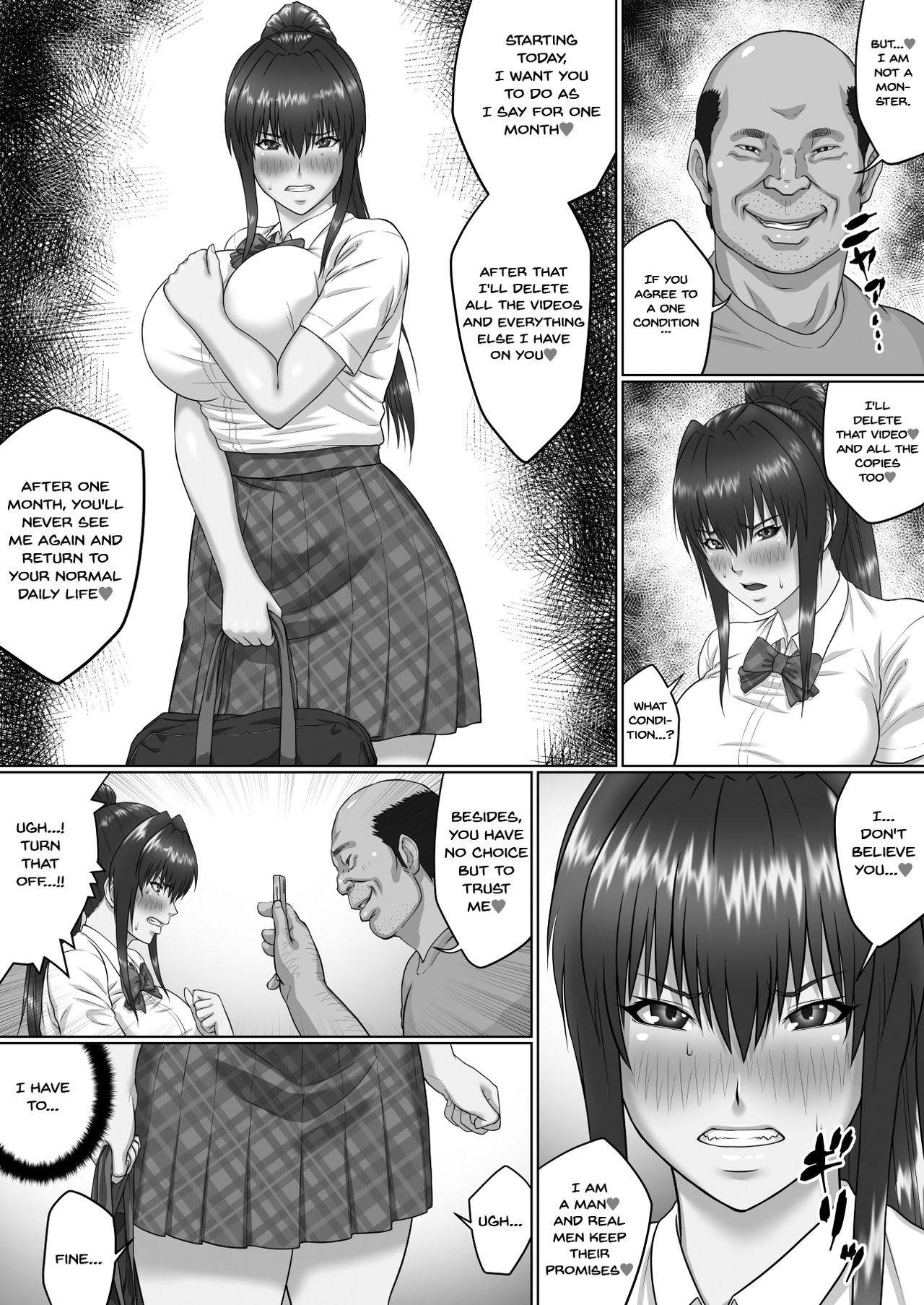 [ClimbCrown] Nakadashi Oji-san ni Nerawareta Mesu wa Nigeru Koto ga Dekinai ~Senaga Saki Hen Vol. 2~ | A Woman Can't Get Away After Being Targeted By This Horny Old Man ~Senaga Saki Edition Vol.2~ [English] {Doujins.com}