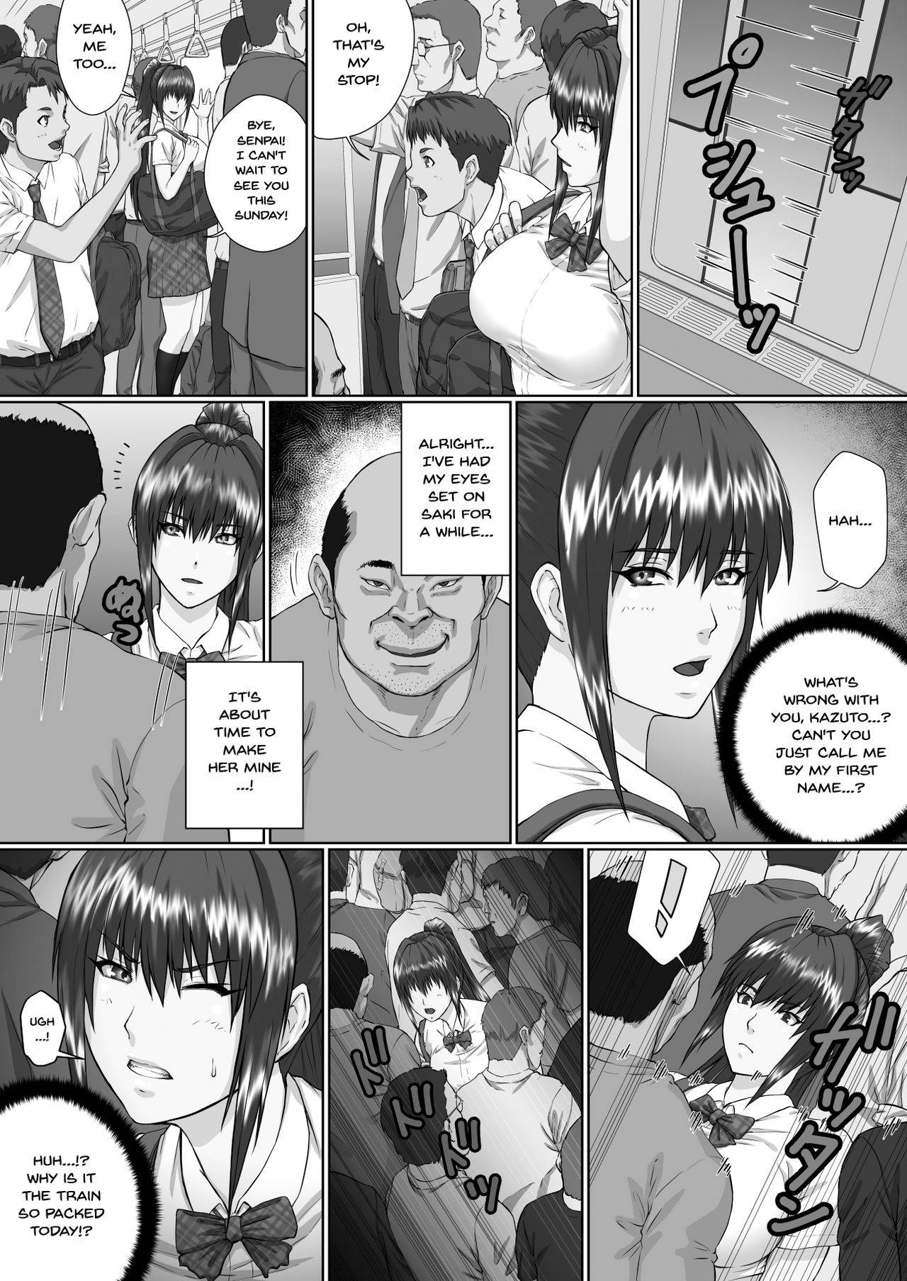 [ClimbCrown] Nakadashi Oji-san ni Nerawareta Mesu wa Nigeru Koto ga Dekinai | A Woman Cant Get Away After Being Targeted By This Horny Old Man ~Senaga Saki Hen Vol. 1~ [English] [Doujins.com] [Digital]