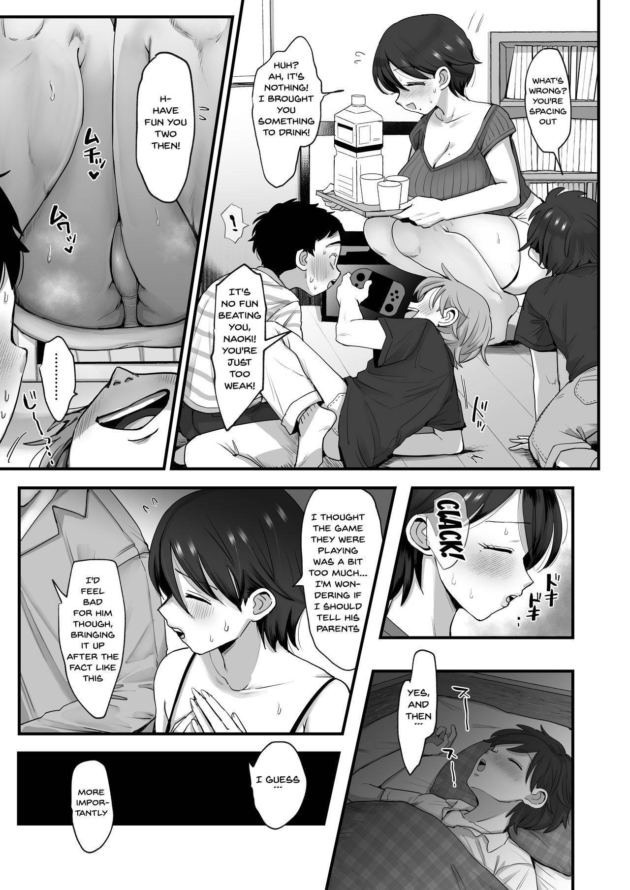 [sinistra (Eda)] Hosome Ottori Kyonyuu Mama. | A Narrow-Eyed Gentle Big-Breasted Mama [English] {Doujins.com}