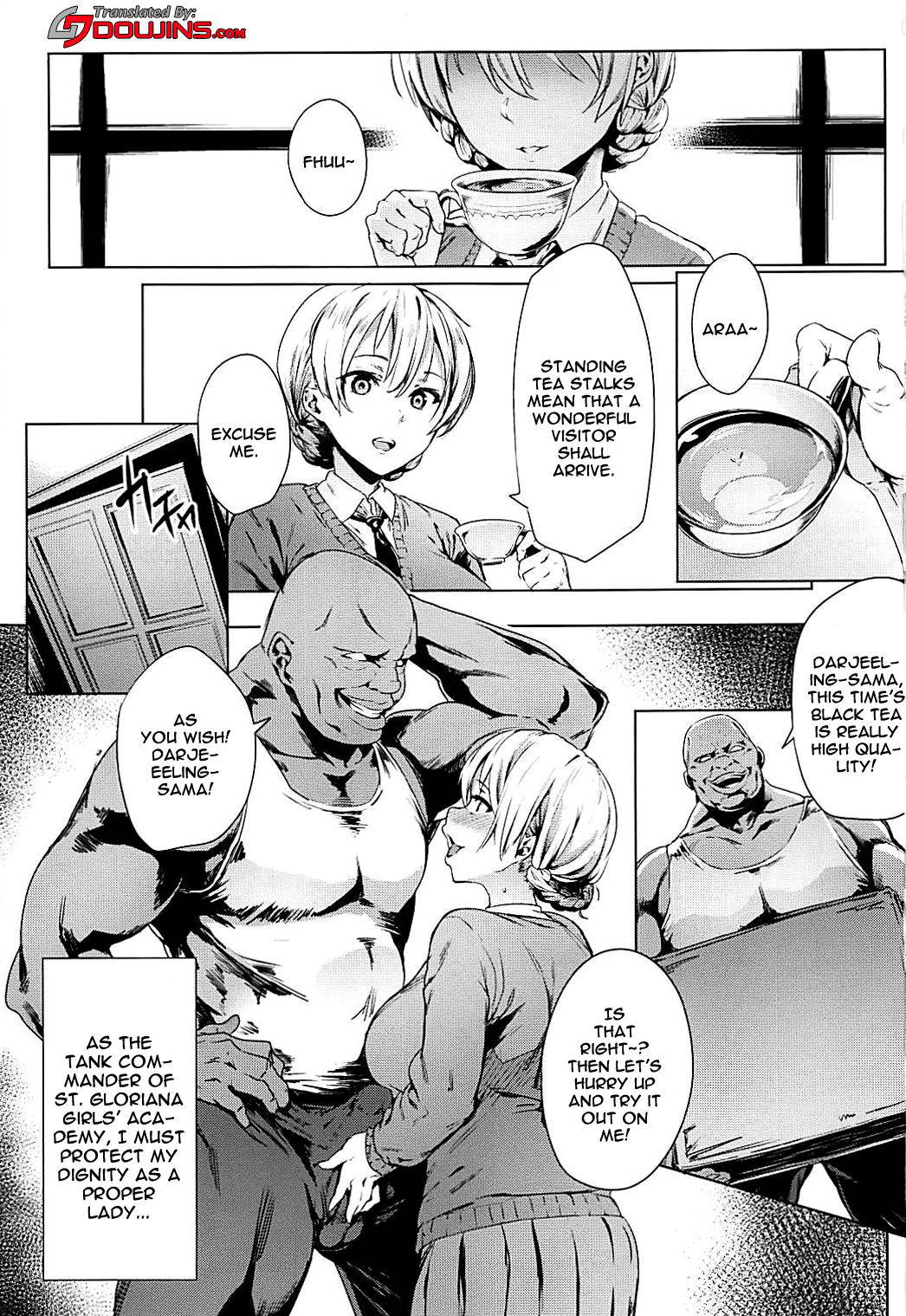 (COMIC1☆13) [CesiumP (Aka Seiryuu)] Darjeeling no Himitsu Chakai | Darjeeling's Secret Tea Party (Girls und Panzer) [English] {Doujins.com}