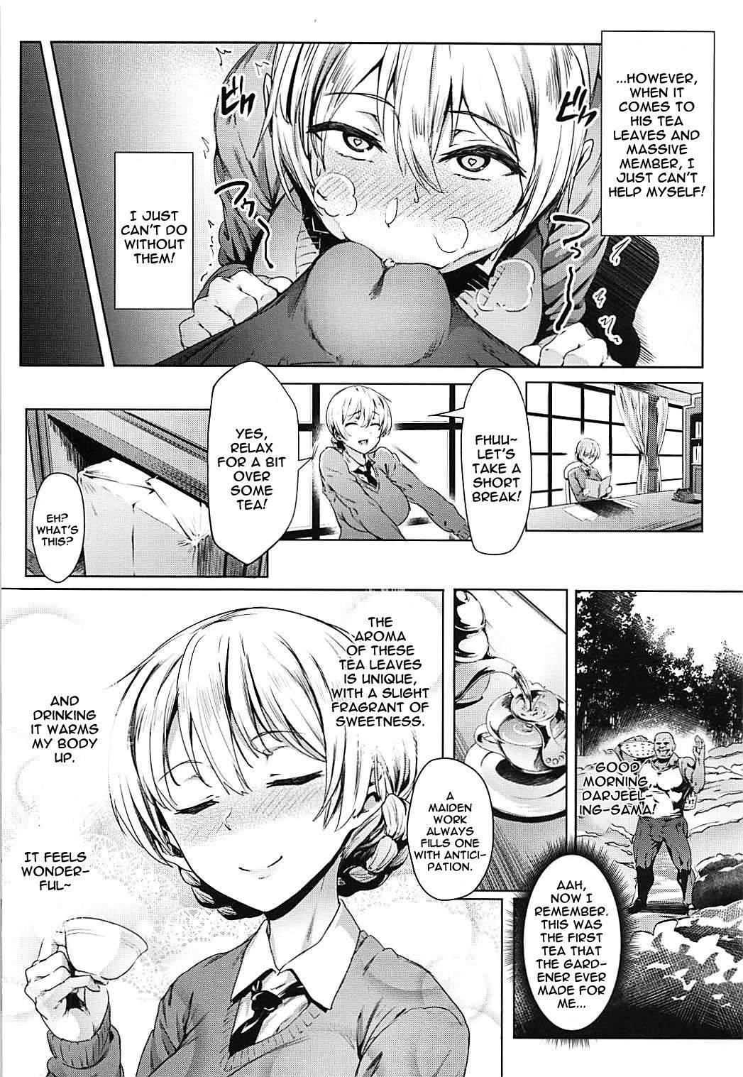 (COMIC1☆13) [CesiumP (Aka Seiryuu)] Darjeeling no Himitsu Chakai | Darjeeling's Secret Tea Party (Girls und Panzer) [English] {Doujins.com}