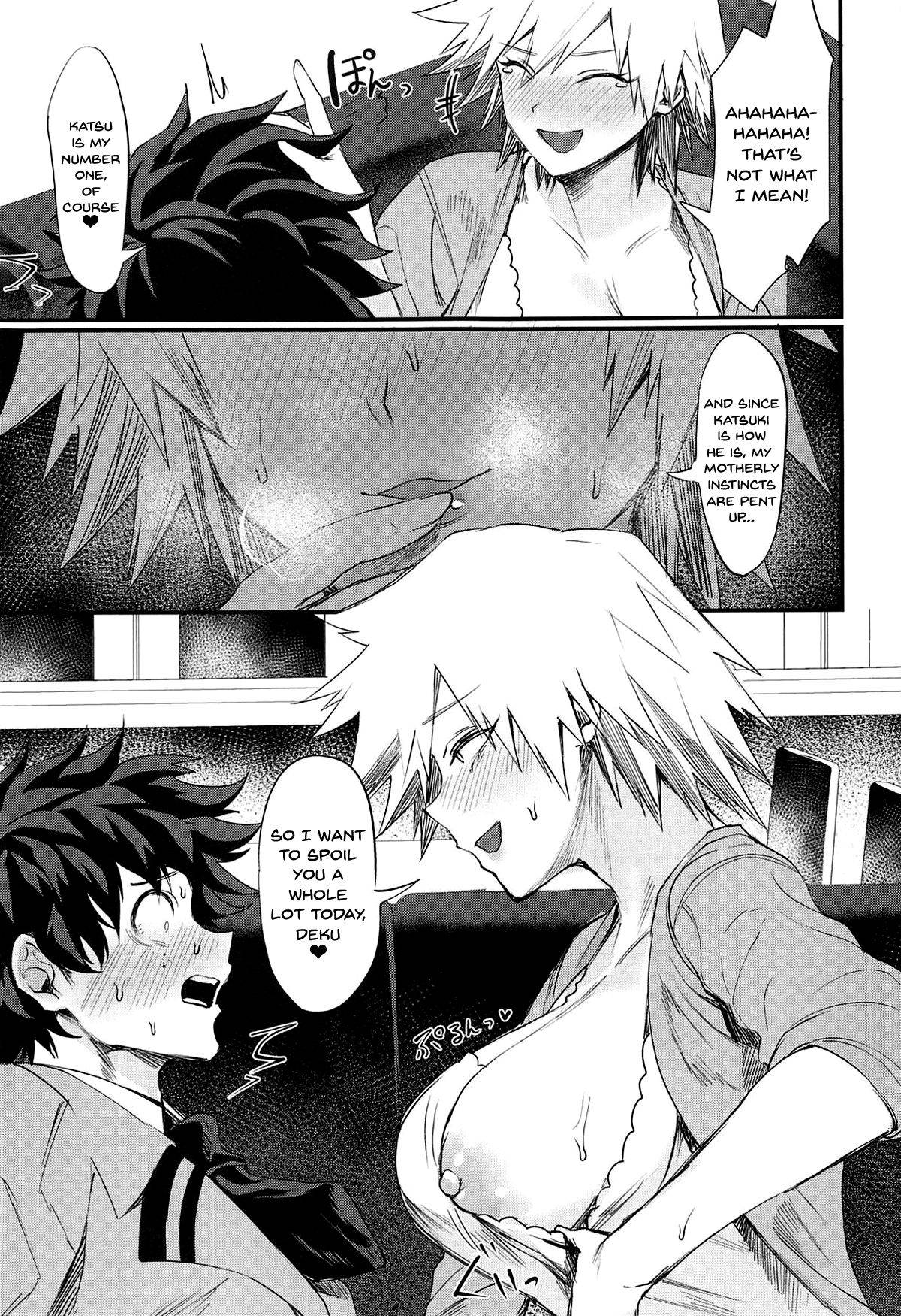 (C95) [Takeritake Daishuukakusai (Echigoya Takeru)] Mitsuki-san no Bosei ni Oshitsubusaresou desu | Getting Smothered By Mitsuki-san's Motherly Love (Boku no Hero Academia) [English] {Doujins.com}