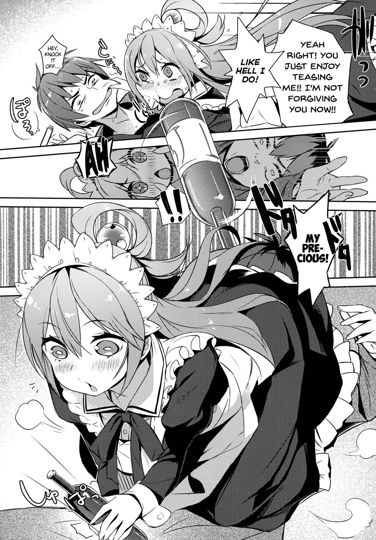 (COMIC1☆11) [High Tech Pen Case (Tam-U)] Kono Da-Maid to Mitsudan o! | Private Talk With a Failure Maid! (Kono Subarashii Sekai ni Syukufuku o!) [English] {Doujins.com}