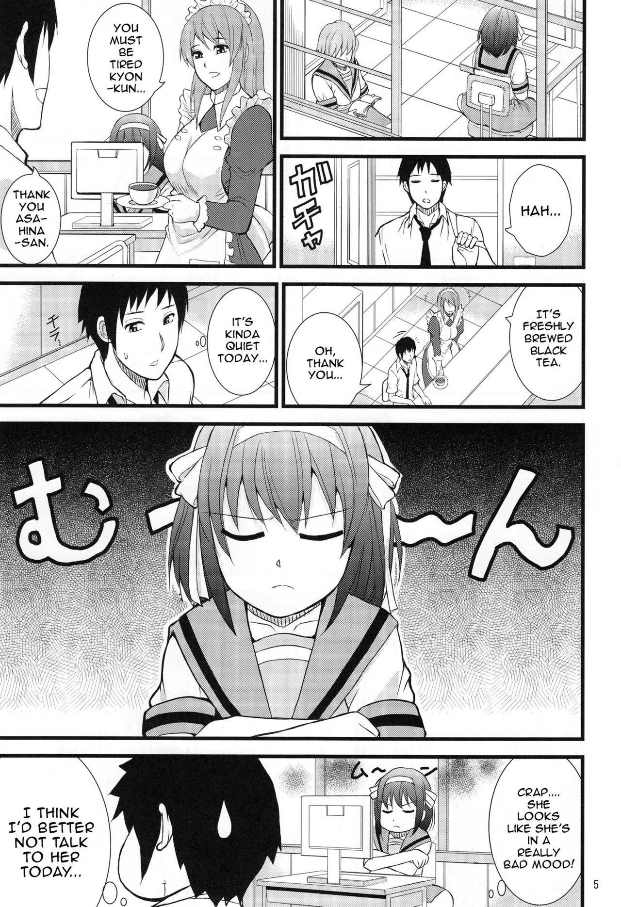 (C78) [Spring Castle (Shunjou Shuusuke)] EARNEST HEART (The Melancholy of Haruhi Suzumiya) [English] {doujin-moe.us}