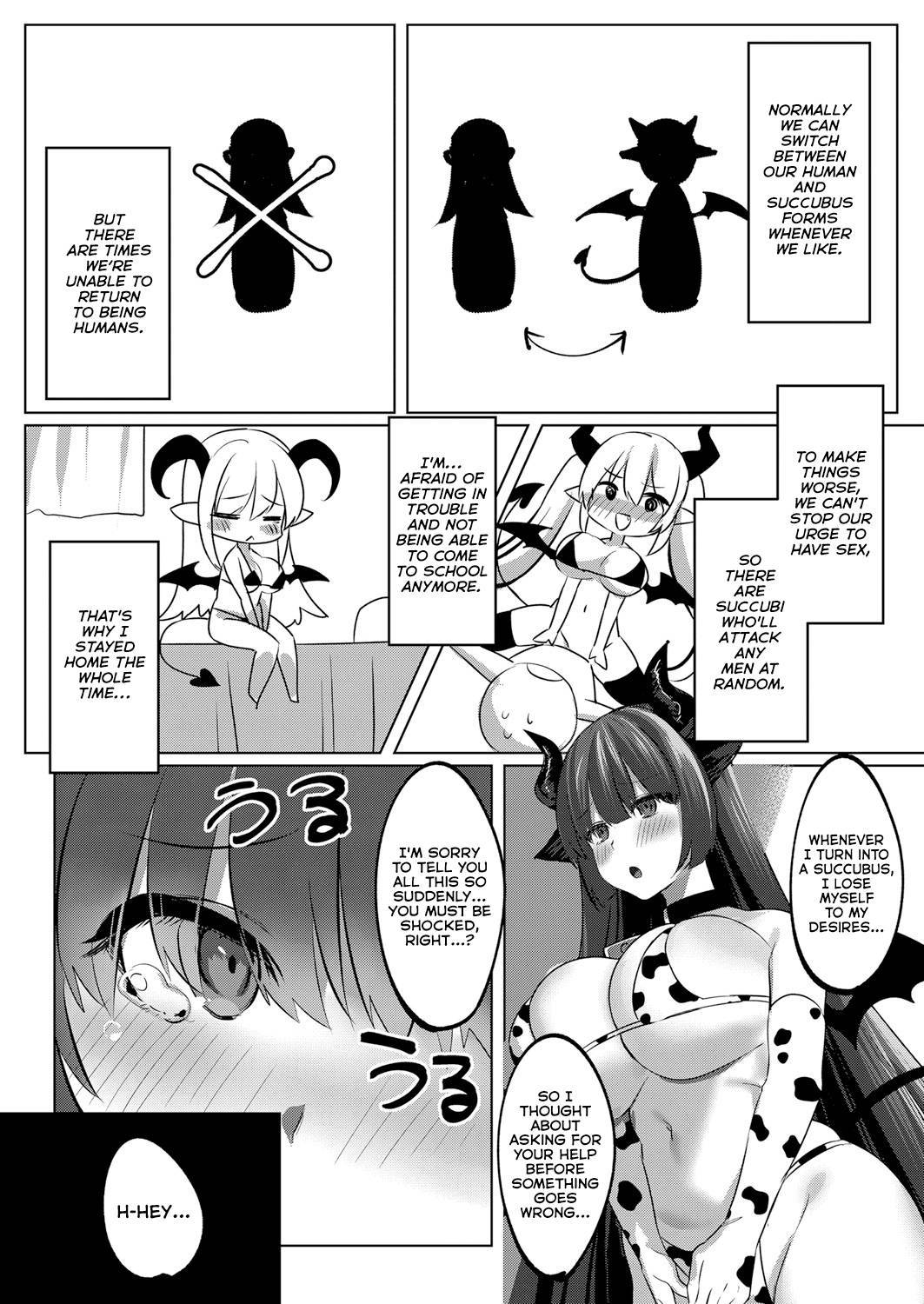 [Marota] Succushisu! -Gyuunyuu succubus to icha love ecchi keiyaku- (COMIC Grape Vol. 88) [English] [Thennos Scans]