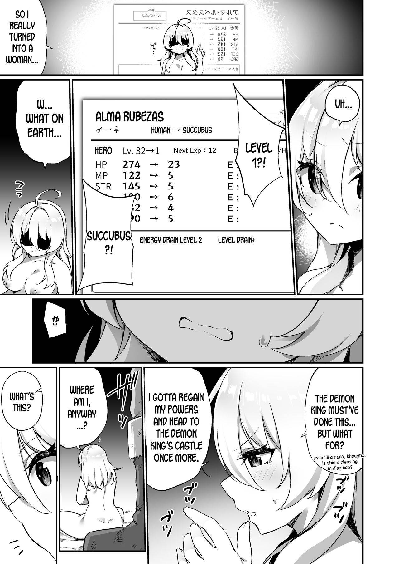 [Slime no Kanmuri (Kanmuri)] Maou ni Maketa Yuusha ga Succubus to shite Jinsei o Ouka suru Hanashi [English] [desudesu]