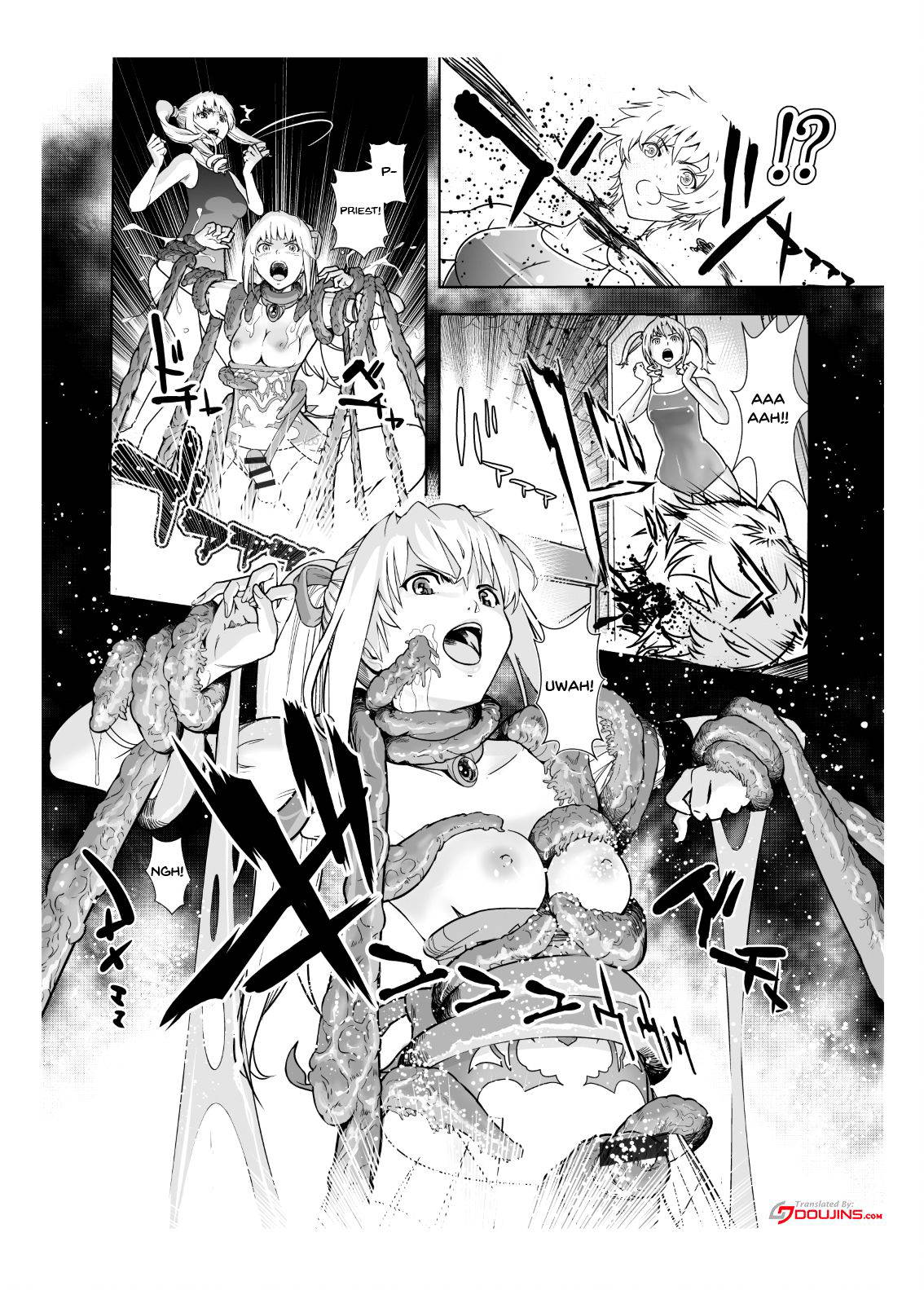 [Shiratama] Seigun no Tami Freejia 2 ~Daraku~ | Holy Warrior Freejia's Awakening Temptations 2 ~Corruption~ [English] {Doujins.com}