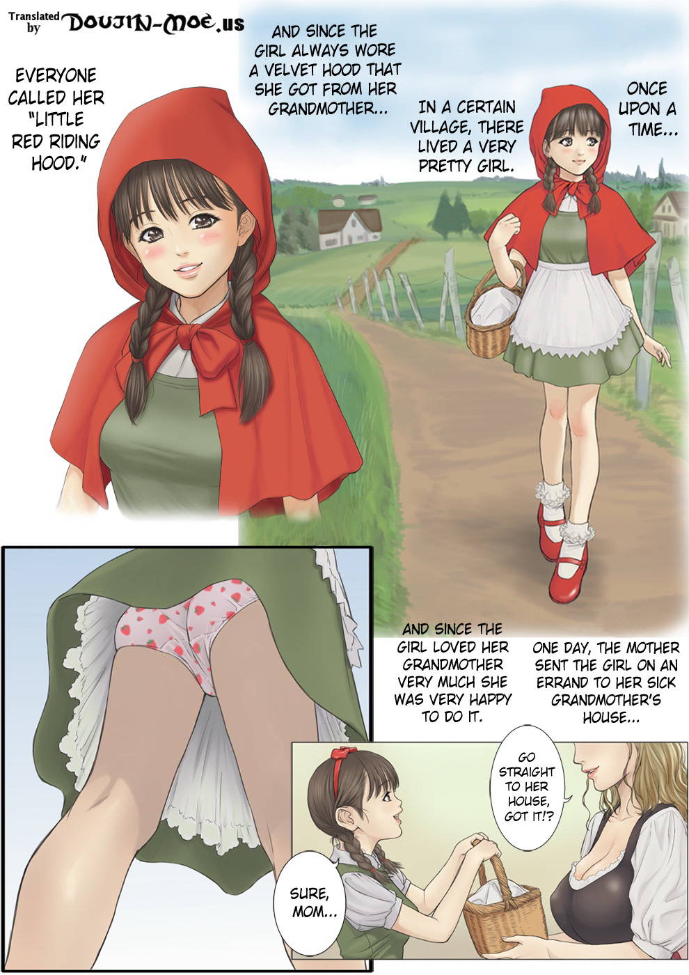 [REDLIGHT] Otona no Ehon Akazukin-chan | Little Red Riding Hood’s Adult Picture Book [English] {doujin-moe.us}