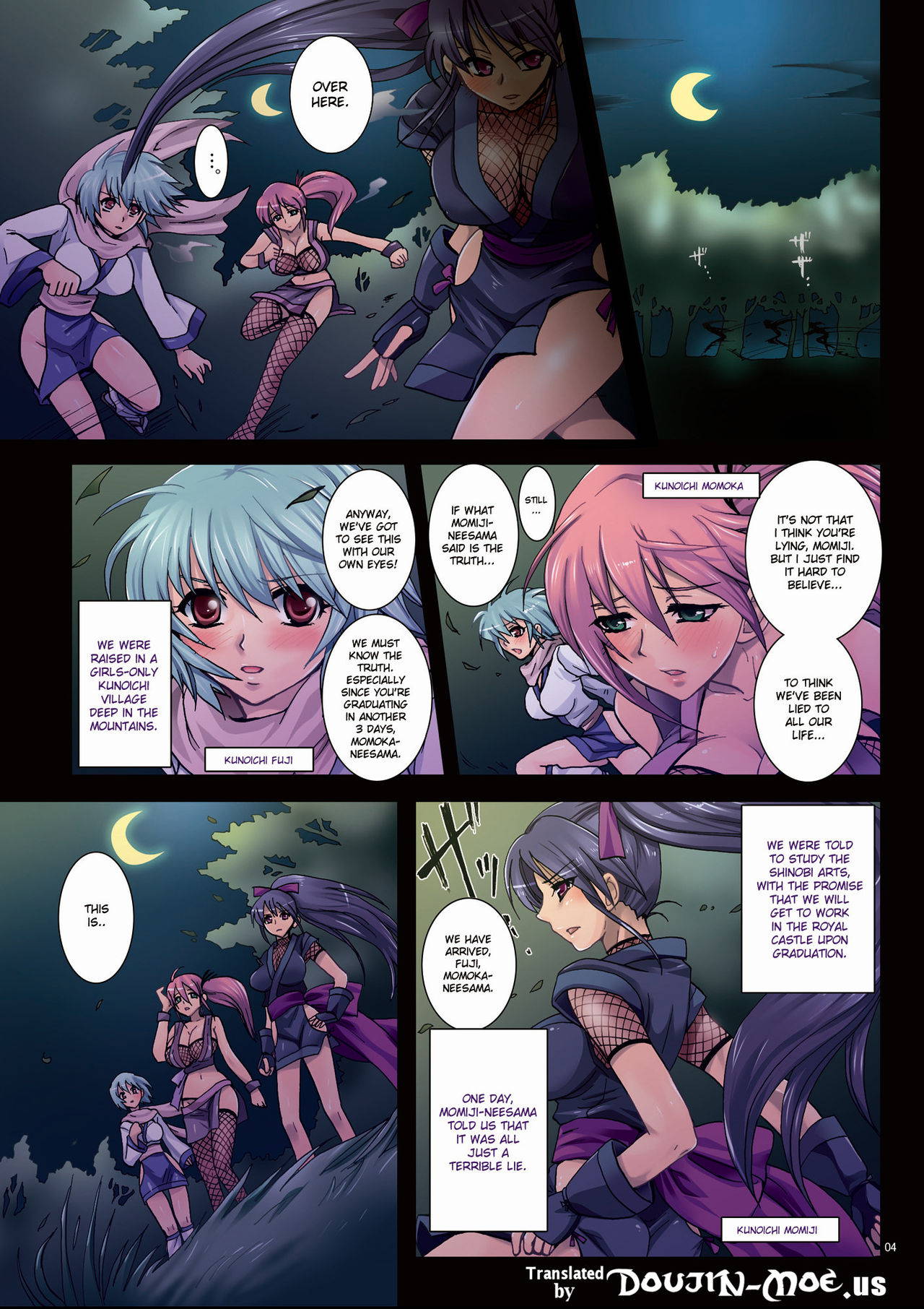 [Modae Tei (Modaetei Anetarou)] Meniku Ninpouchou ~Daiichiya Nikurin no Musume~ | Forest of Female Flesh - First Night [English] {doujin-moe.us}