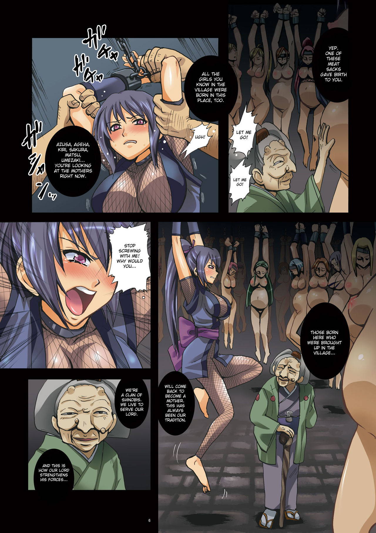 (COMITIA92) [Modae Tei (Modaetei Anetarou)] Onna NikuRin ~Kunoichi Kakuchou Haramase Sousaku Manga~ | Forest of Female Flesh - Kunoichi Impregnation [English] {doujin-moe.us}