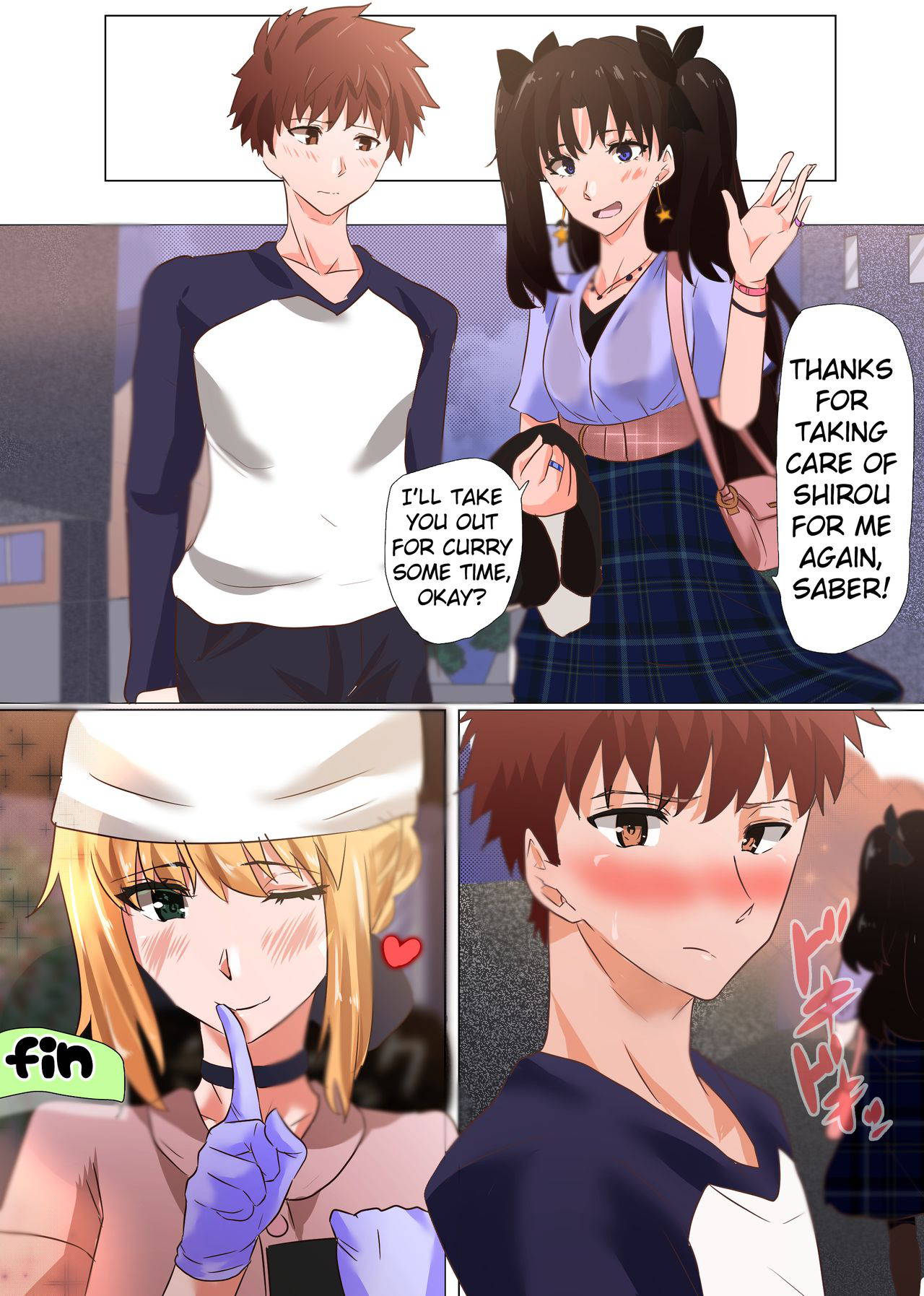 [Yanagie Terasu] Saber X Shirou (Fate/stay night) [English]