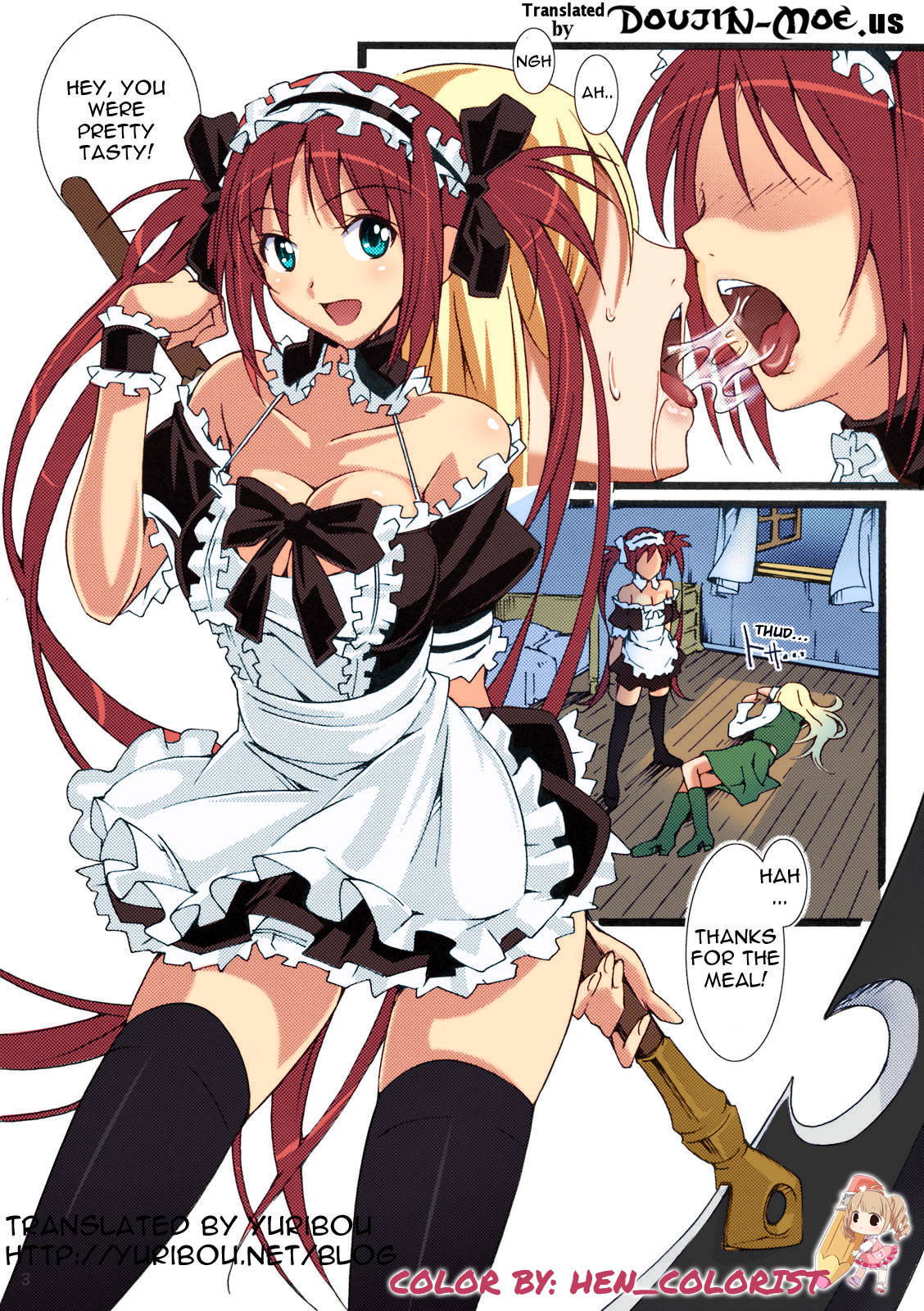 [pinvise (Suzutsuki Kurara)] Pururun Cast Off (Queen's Blade) [Colorized] [English] {Hen_Colorist} {doujin-moe.us}