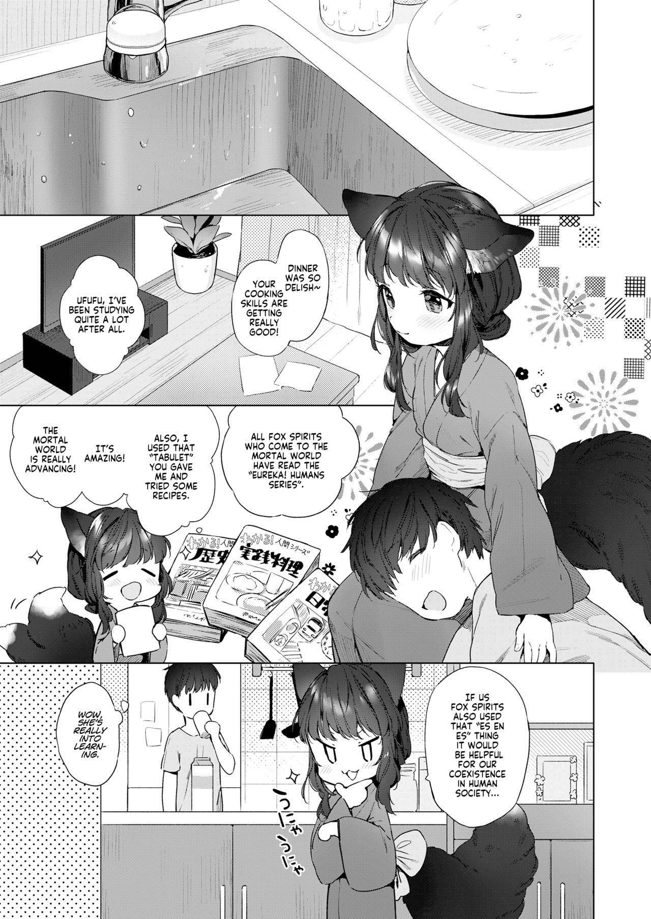 [Mutou Mato] Yowai 200 Chai Okitsune-chan to Oshidori Fuufu Seikatsu. | 200 Year Old Fox Girl and Her Happily Married Life. (Towako Oboro Emaki Hachi) [English] [LoliAce]