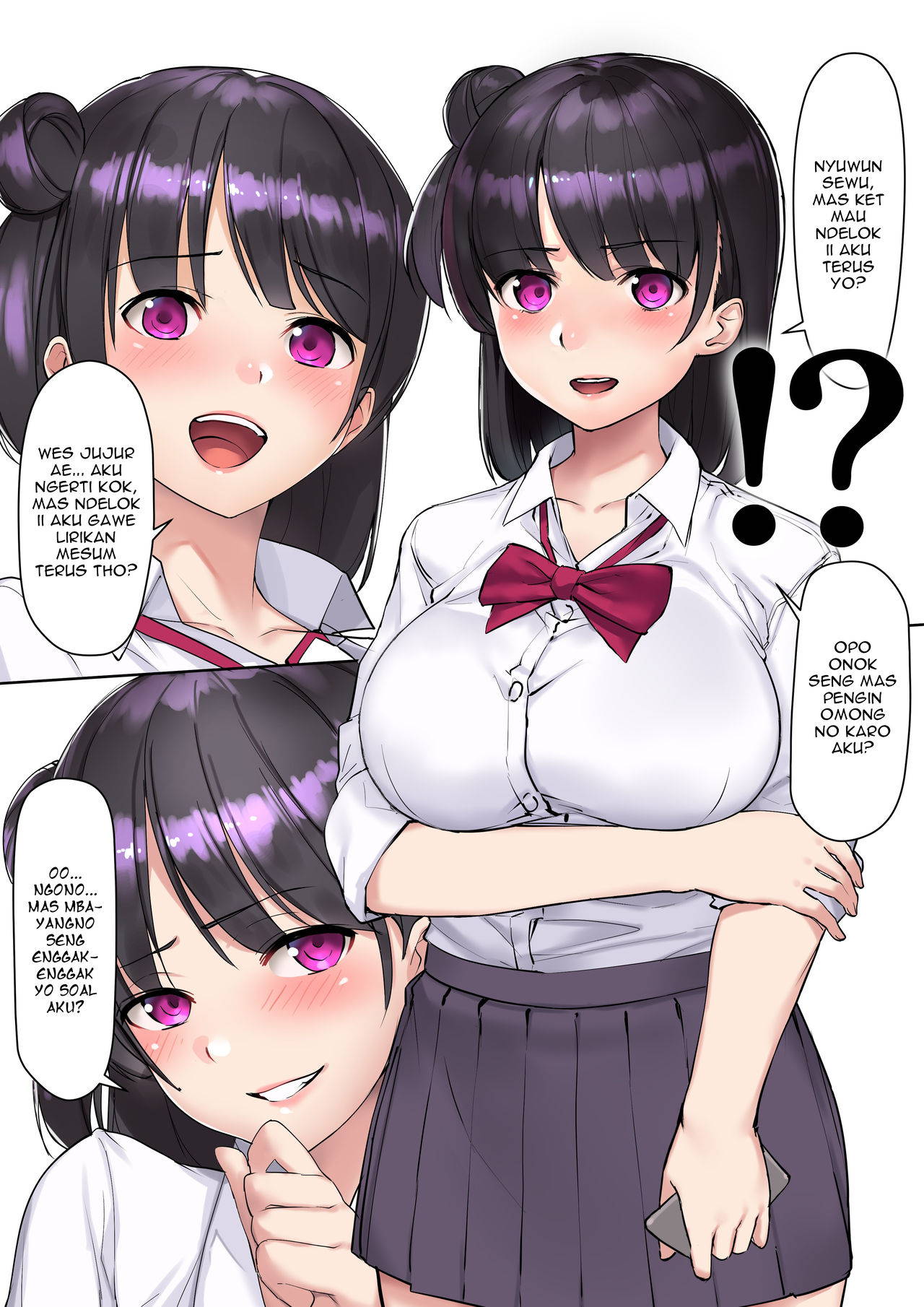 [Asuka Shinozaki] Namaiki Chijo JK to Noumitsu Hentai Sex ~Saigo ni wa Kairaku Choukyou & Tanetsuke~ [Javanese] [Gagak_Ireng]