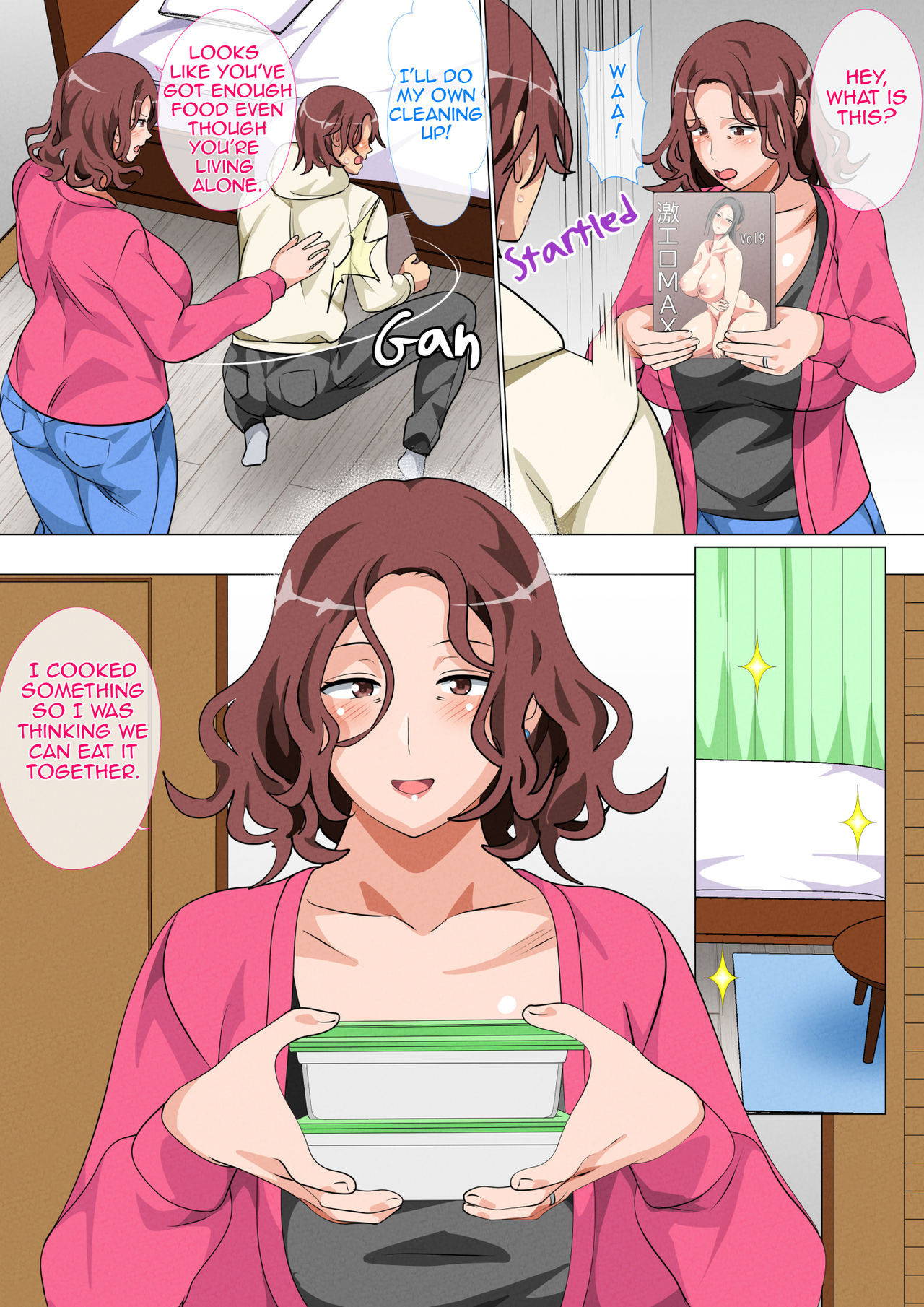 [Circle Spice] Musuko Ni Ai Ni Joukyou Shita Haha | Mother Visiting Her Son in Tokyo [English] [Amoskandy]