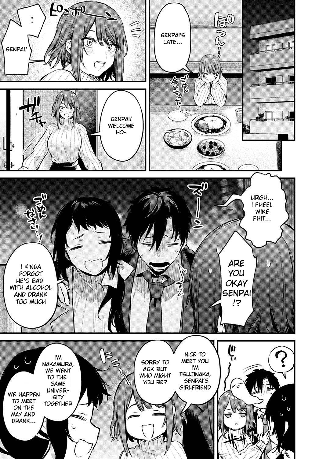 [Danimaru] Kouhai Kanojo Tsujinaka-chan no Oshioki (COMIC Anthurium 2021-11) [English] [atang] [Digital]